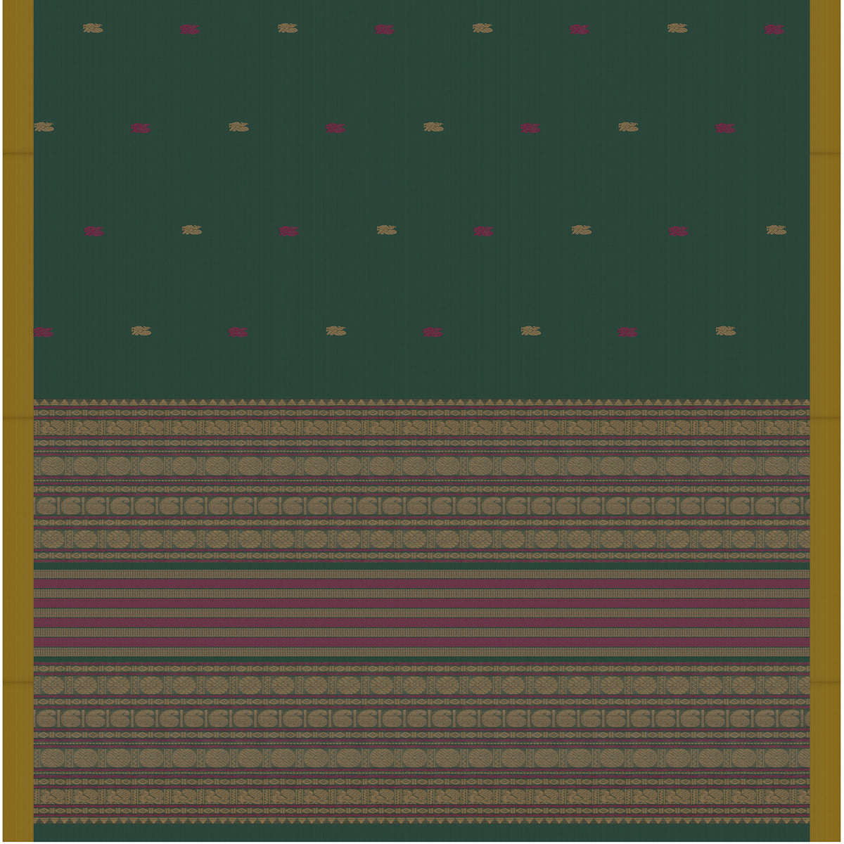 Kanakavalli Kanchi Cotton Sari 26-621-HS003-03819 - Full View