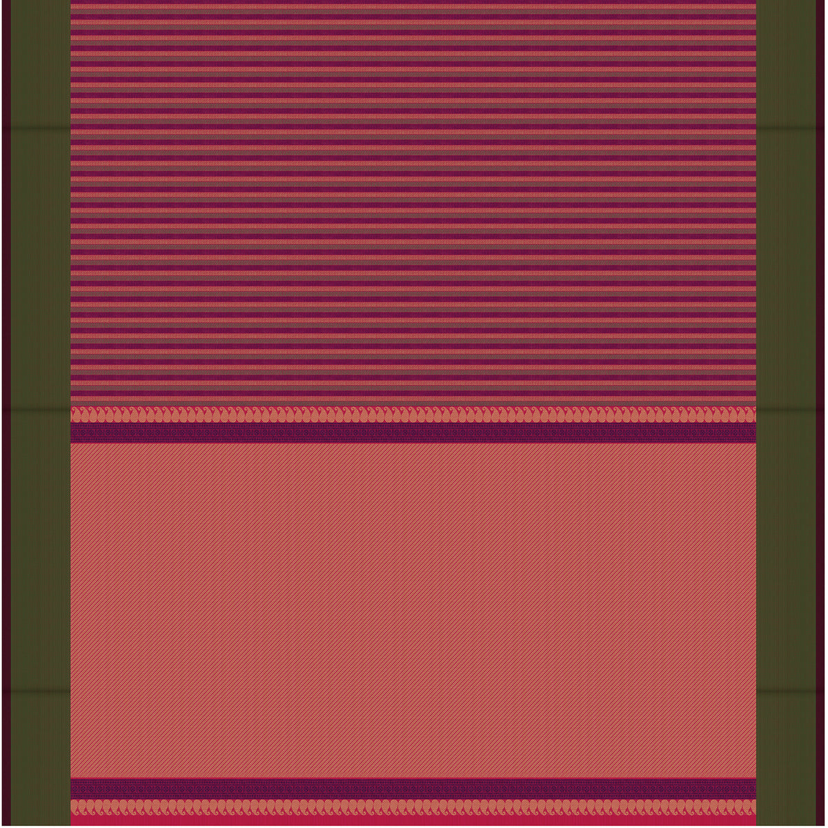 Kanakavalli Kanchi Cotton Sari 26-621-HS003-03845 - Full View
