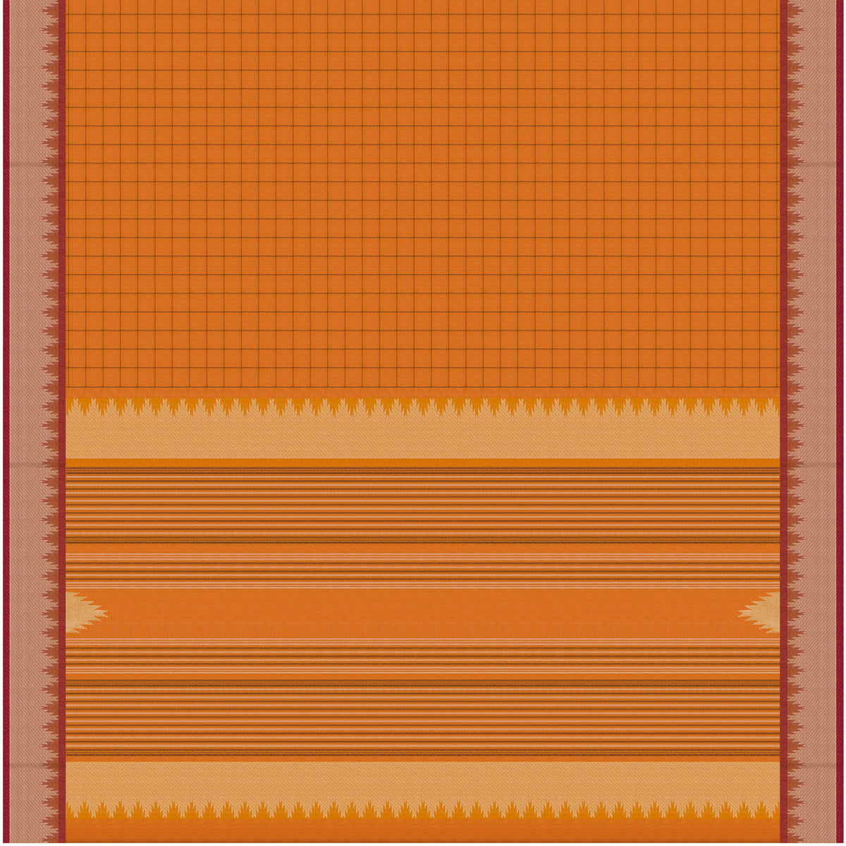 Kanakavalli Kanchi Cotton Sari 26-621-HS003-03853 - Full View