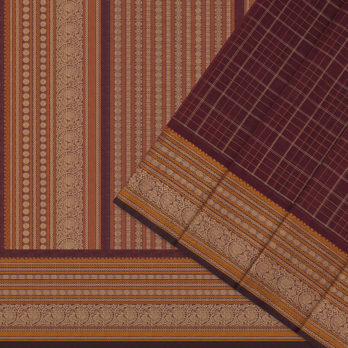 Kanakavalli Kanchi Cotton Sari 26-621-HS003-03867 - Cover View