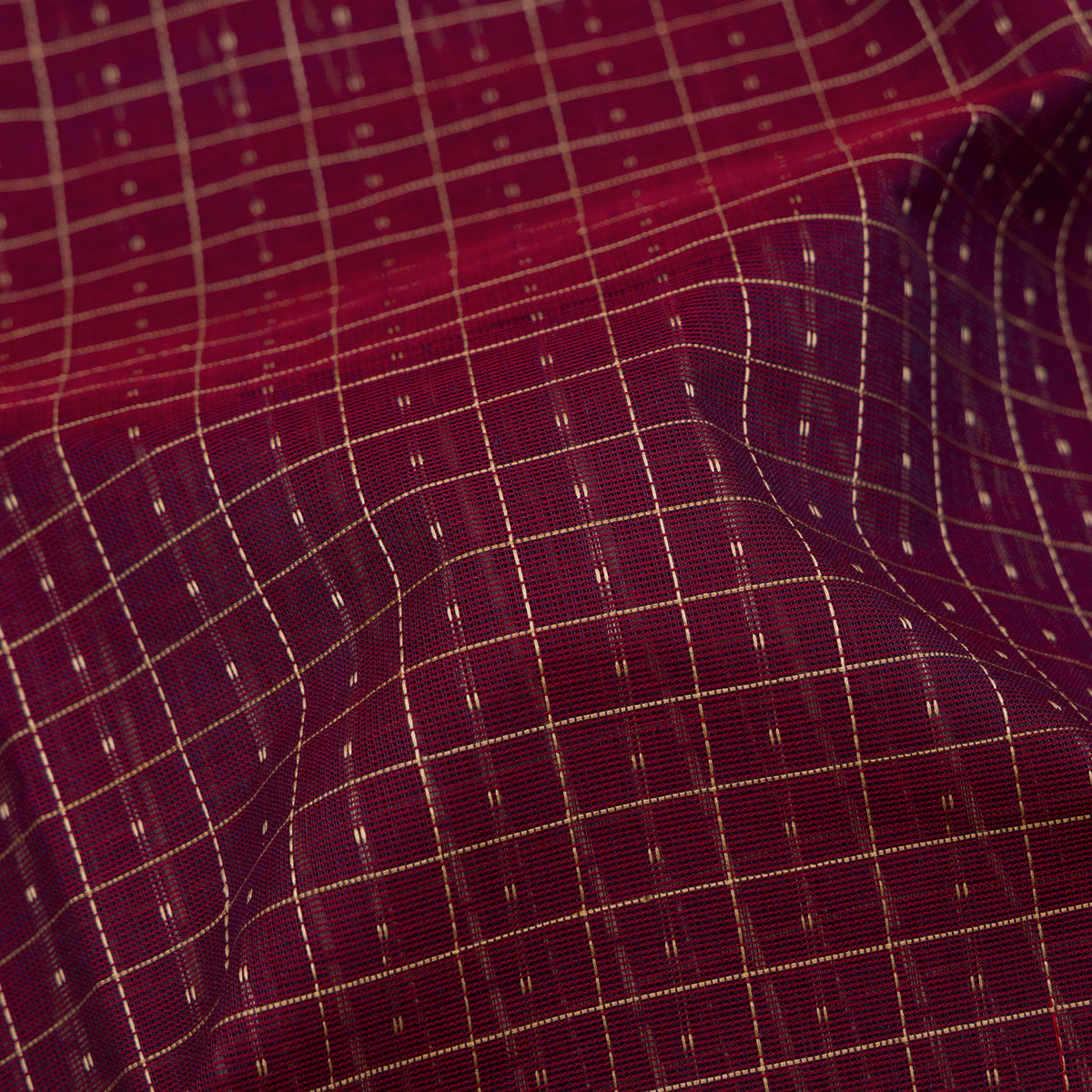Kanakavalli Kanchi Cotton Sari 26-621-HS003-03869 - Fabric View