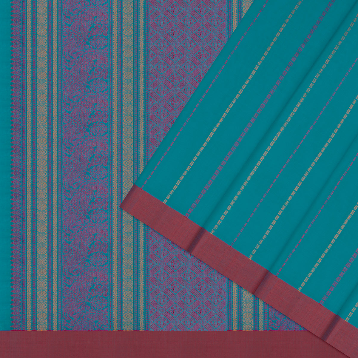 Kanakavalli Kanchi Cotton Sari 26-621-HS003-03871 - Cover View