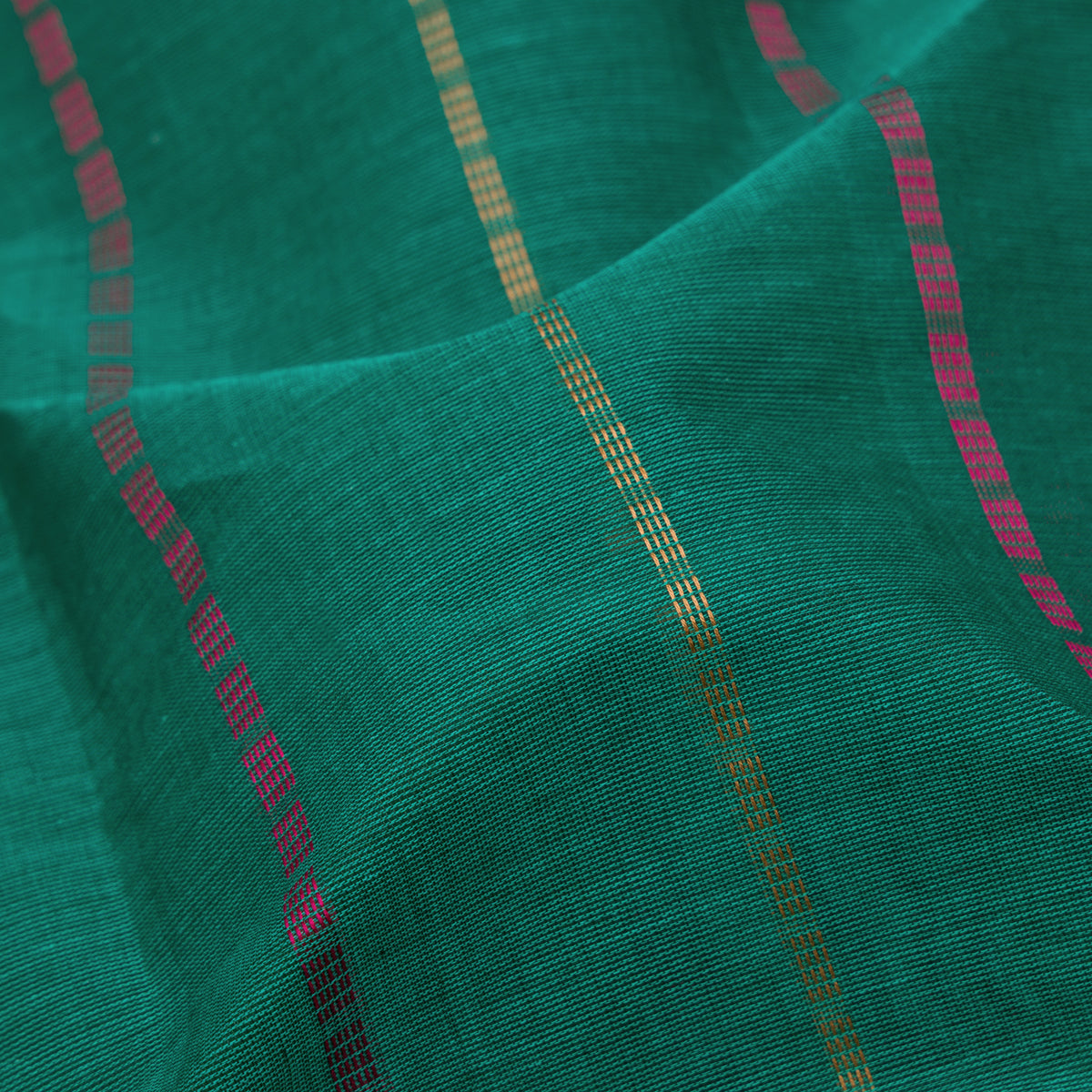Kanakavalli Kanchi Cotton Sari 26-621-HS003-03875 - Fabric View