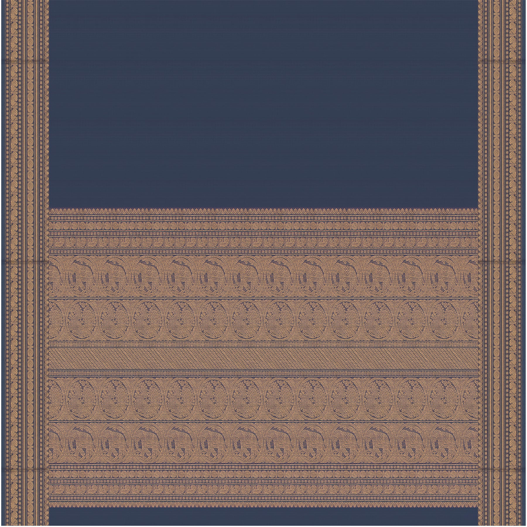 Kanakavalli Kanchi Cotton Sari 26-621-HS003-03876 - Full View