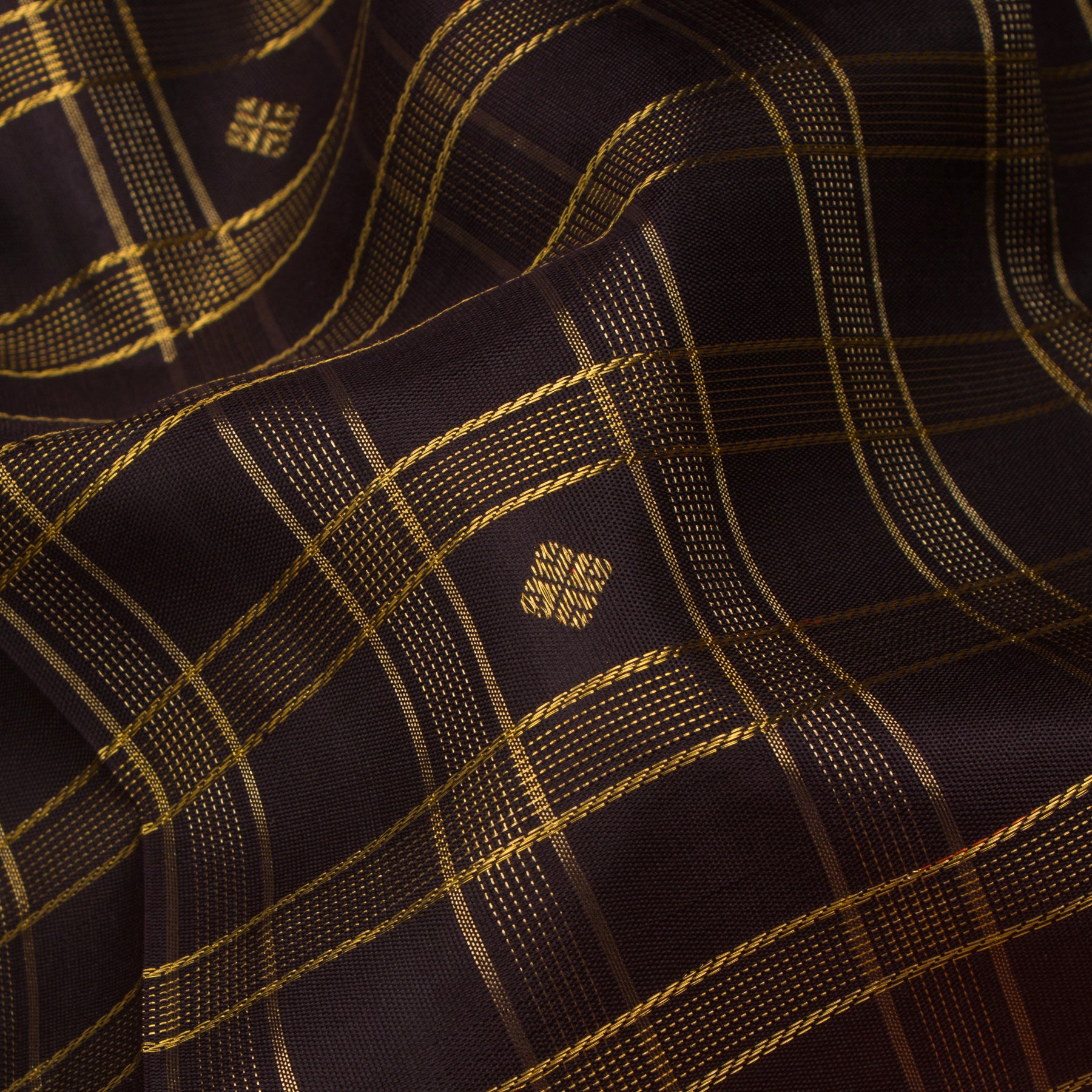 Kanakavalli Kanjivaram Silk Sari 24-595-HS001-11579 - Fabric View