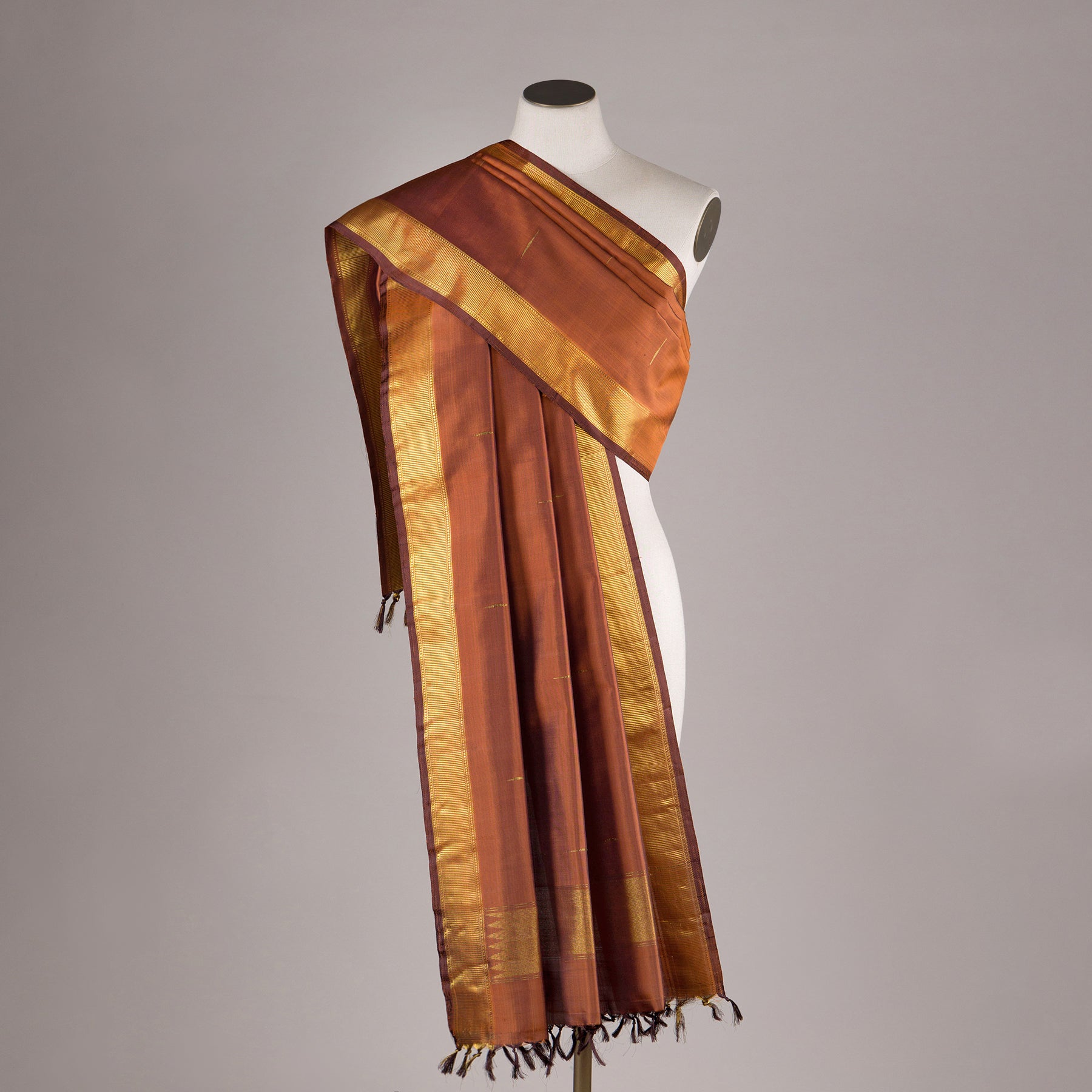 Kanakavalli Kanjivaram Silk Dupatta 24-611-HD001-03749 - Drape View