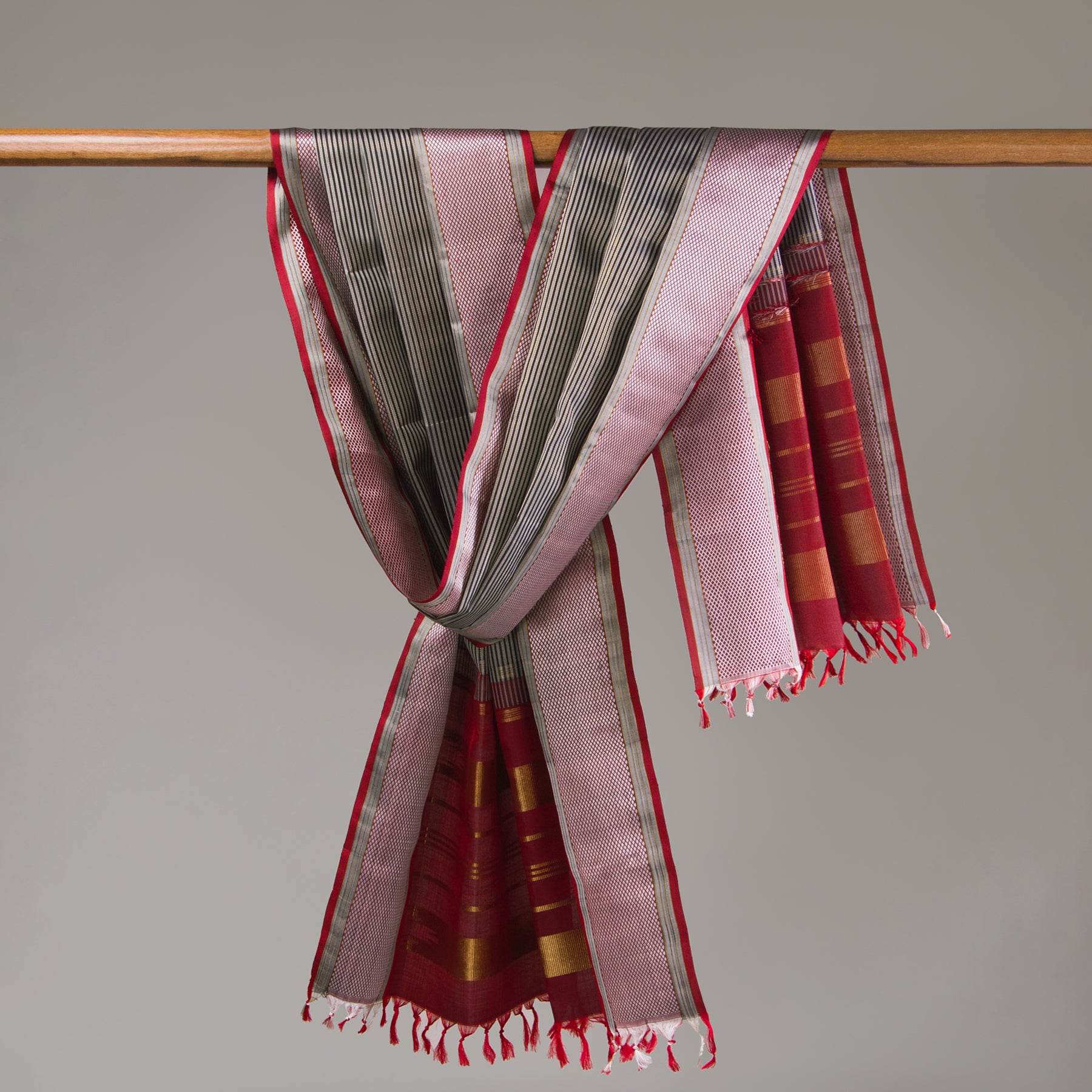 Kanakavalli Kanjivaram Silk Dupatta 24-595-HD001-09381 - Cover View