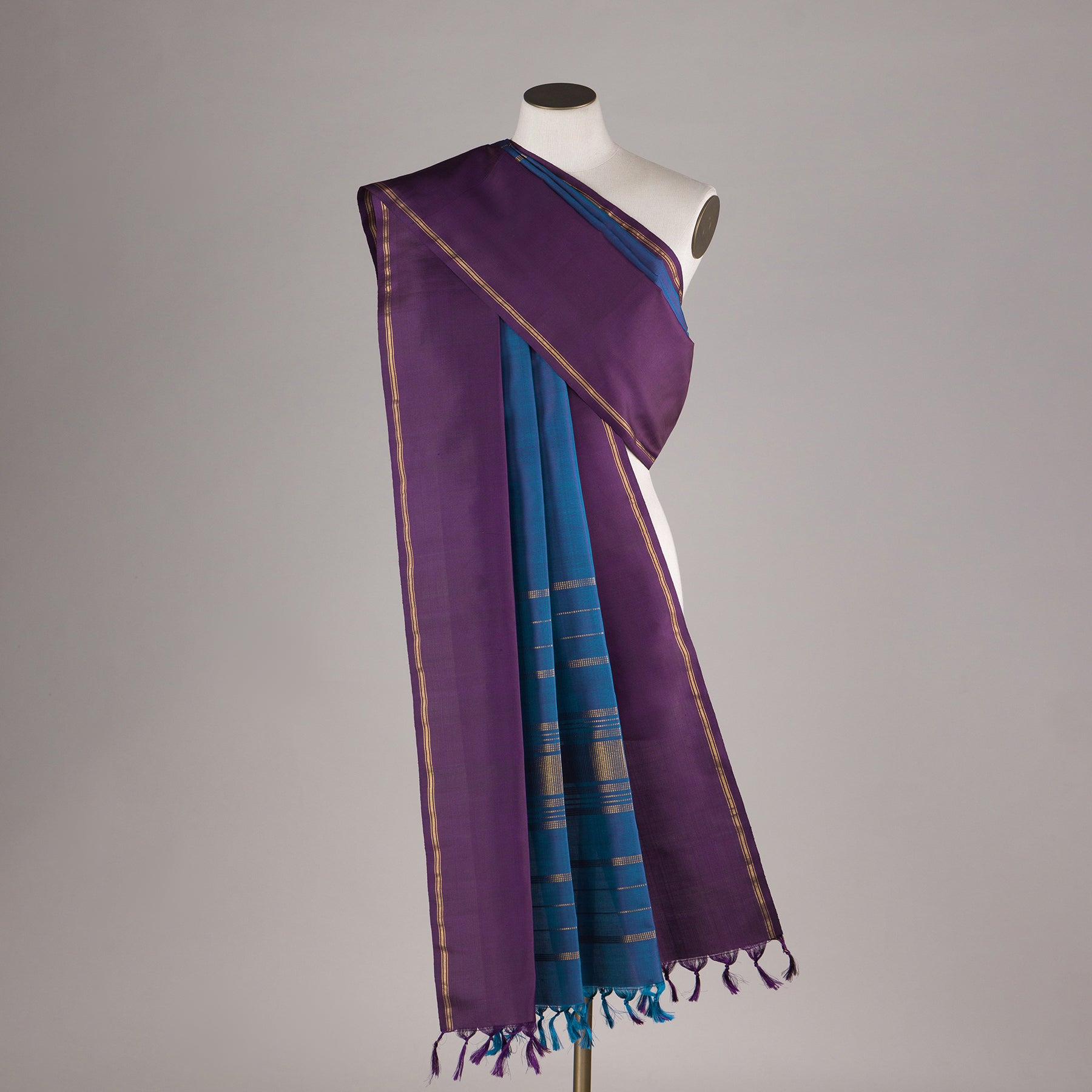 Kanakavalli Kanjivaram Silk Dupatta 23-599-HD001-08252 - Drape View