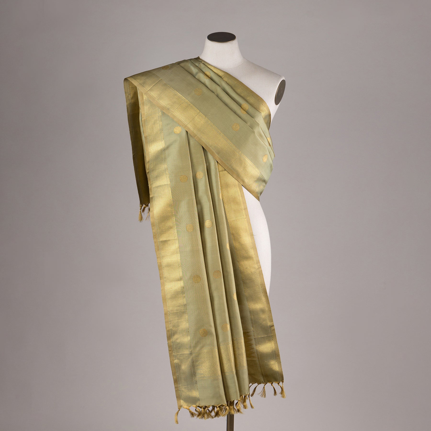 Kanakavalli Kanjivaram Silk Dupatta 24-611-HD001-02374 - Drape View