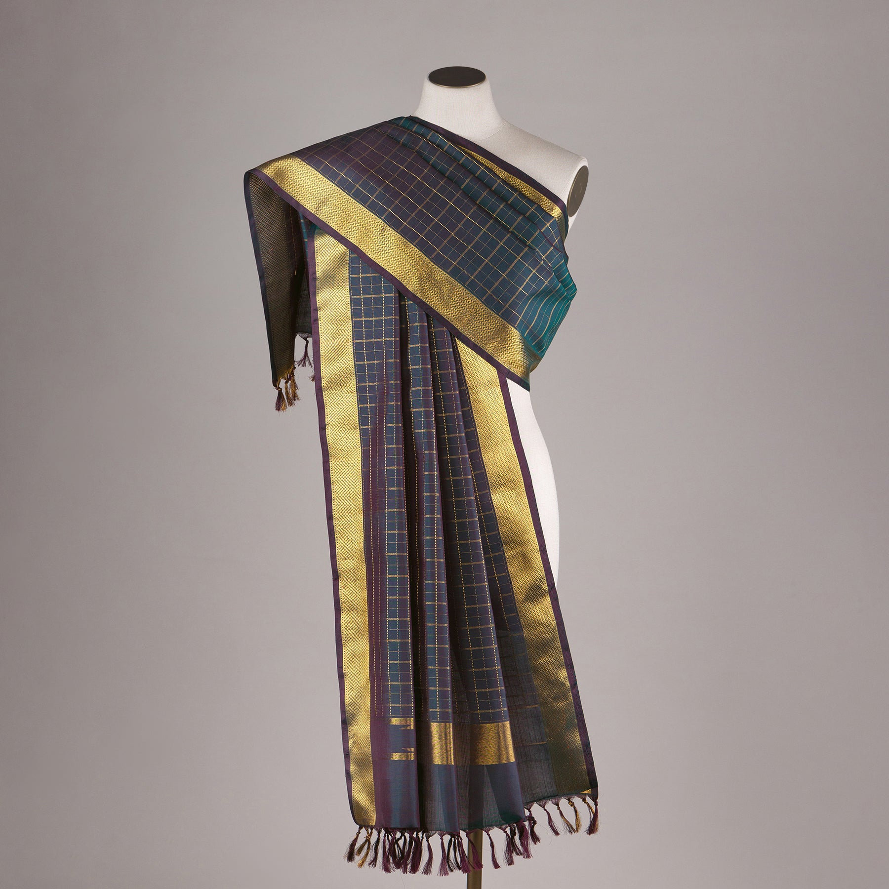 Kanakavalli Kanjivaram Silk Dupatta 24-611-HD001-03704 - Drape View