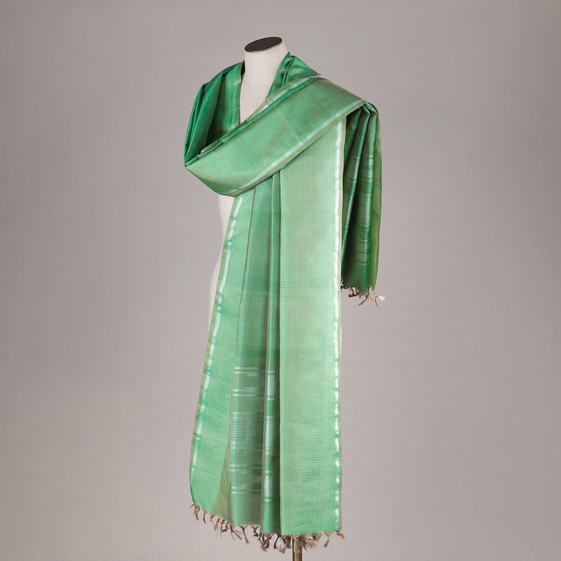 Kanakavalli Kanjivaram Silk Dupatta 24-599-HD001-04238 - Drape View