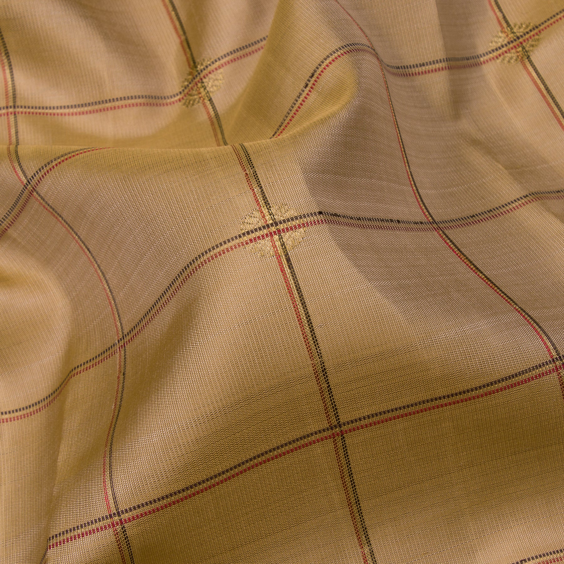 Kanakavalli Kanjivaram Silk Sari 24-595-HS001-05098 - Fabric View