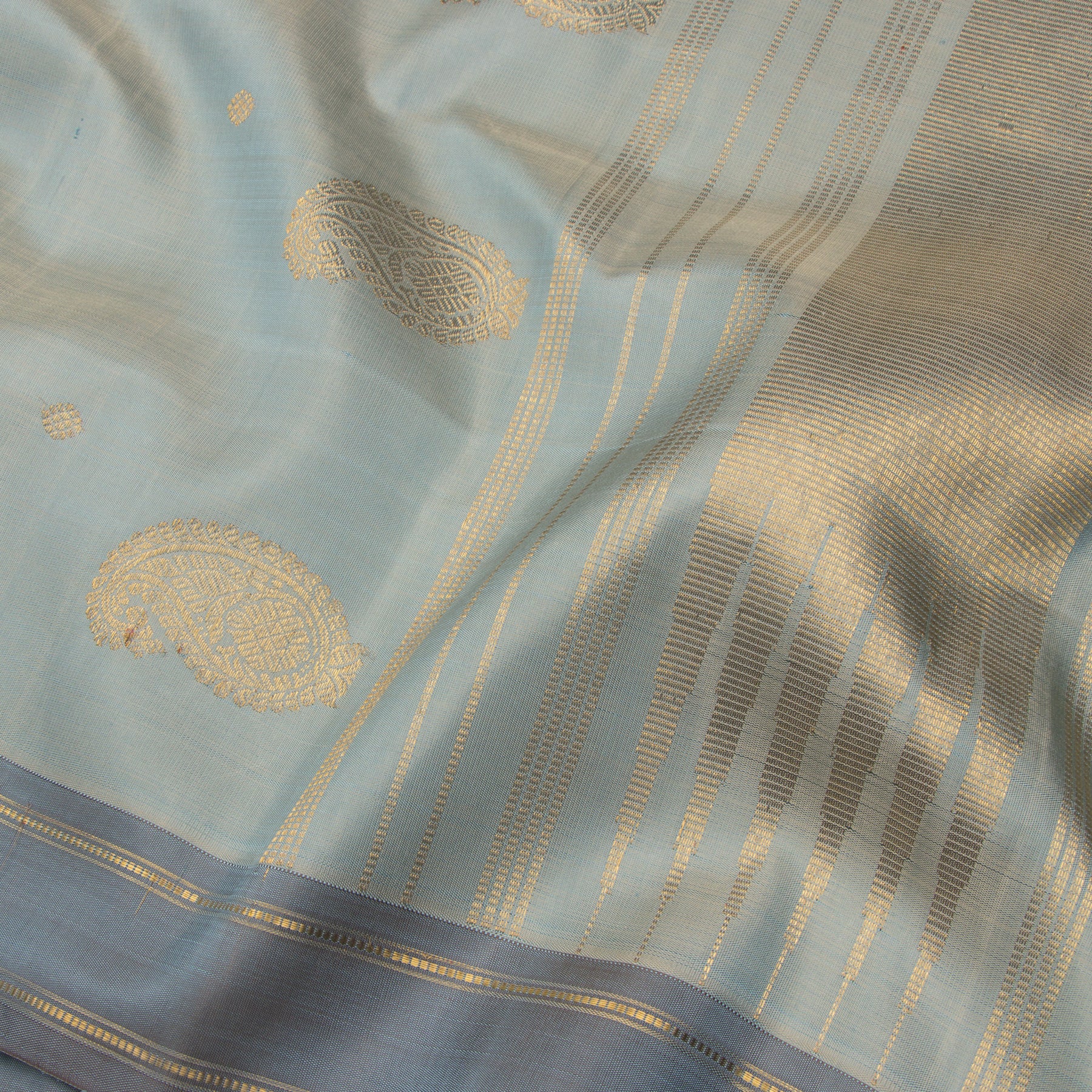 Kanakavalli Kanjivaram Silk Dupatta 24-595-HD001-10628 - Fabric View