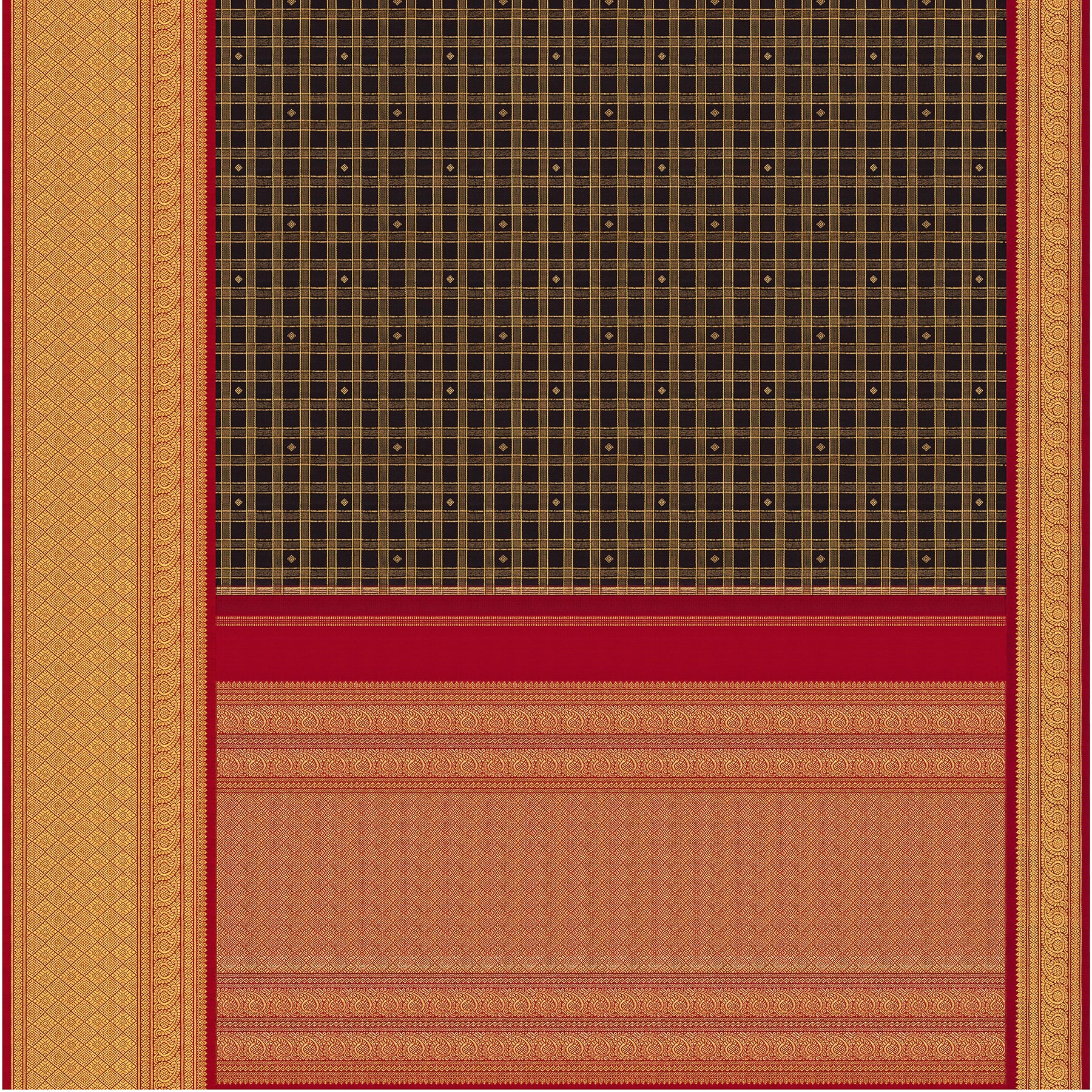 Kanakavalli Kanjivaram Silk Sari 24-595-HS001-11579 - Full View