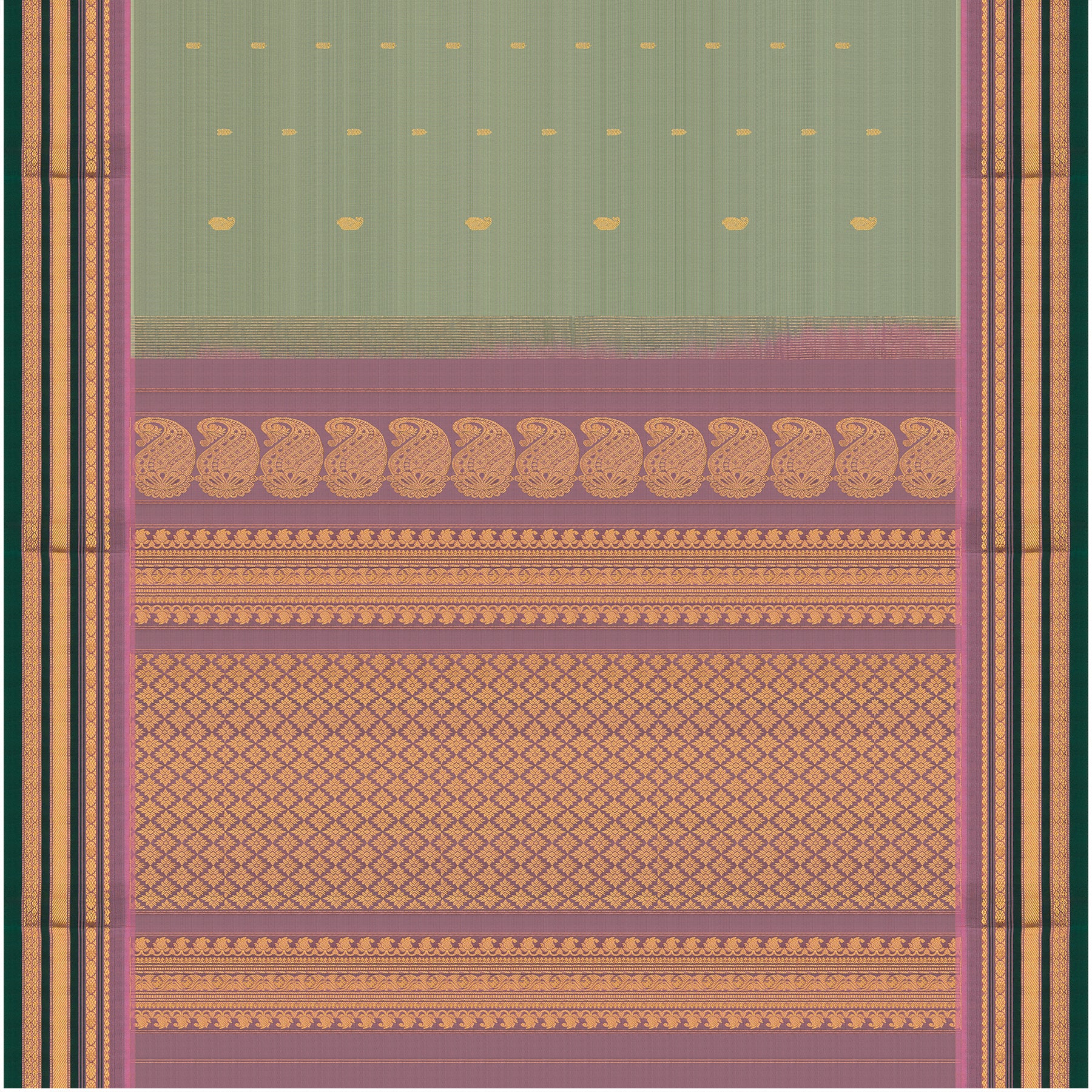 Kanakavalli Gadwal Silk/Cotton Sari 25-616-HS005-06453 - Full View