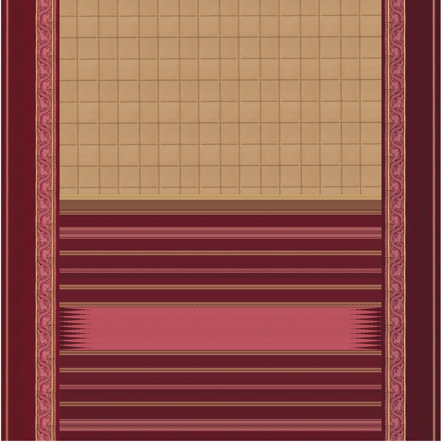 Kanakavalli Kanjivaram Silk Sari 24-595-HS001-05098 - Full View