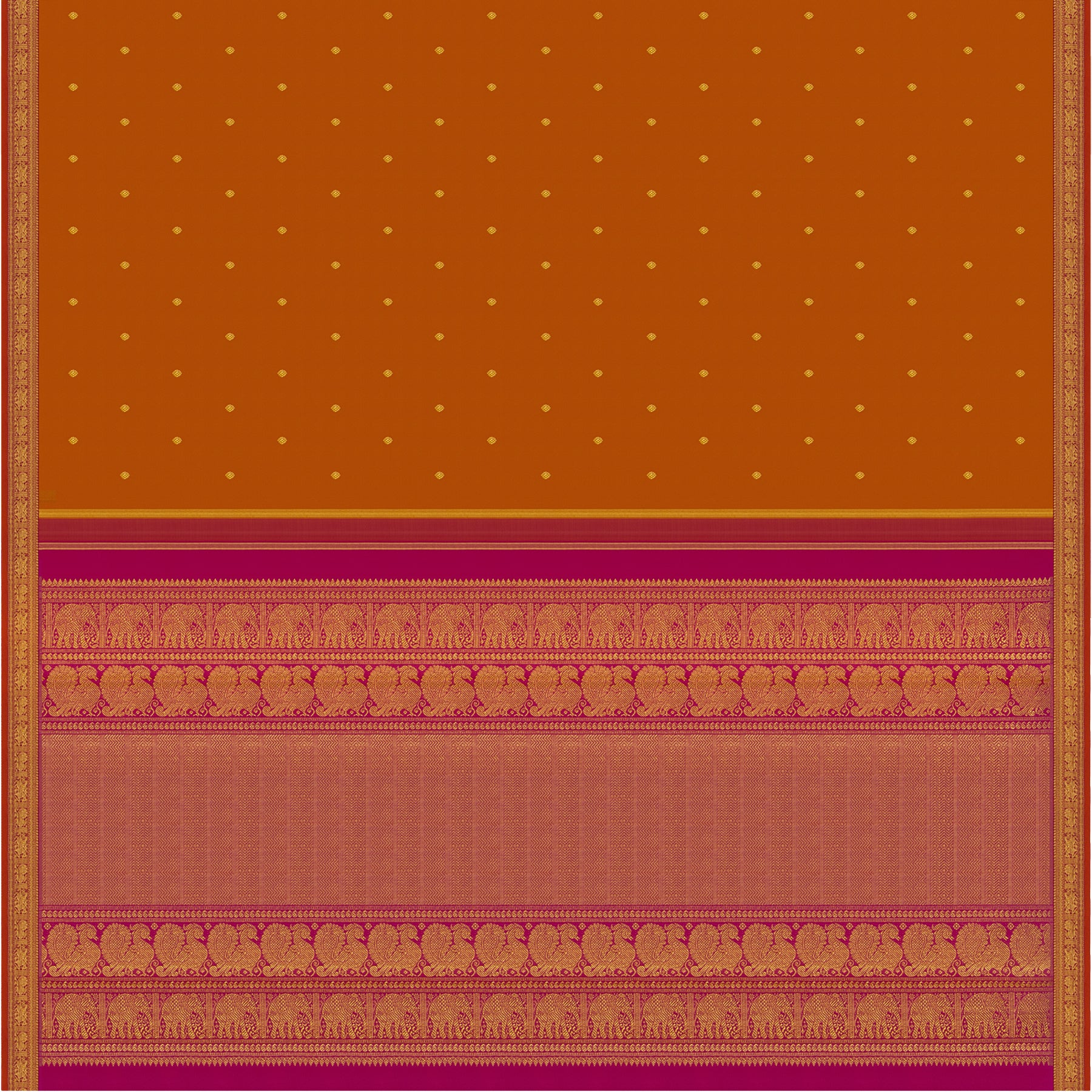Kanakavalli Kanjivaram Silk Sari 23-110-HS001-13575 - Full View
