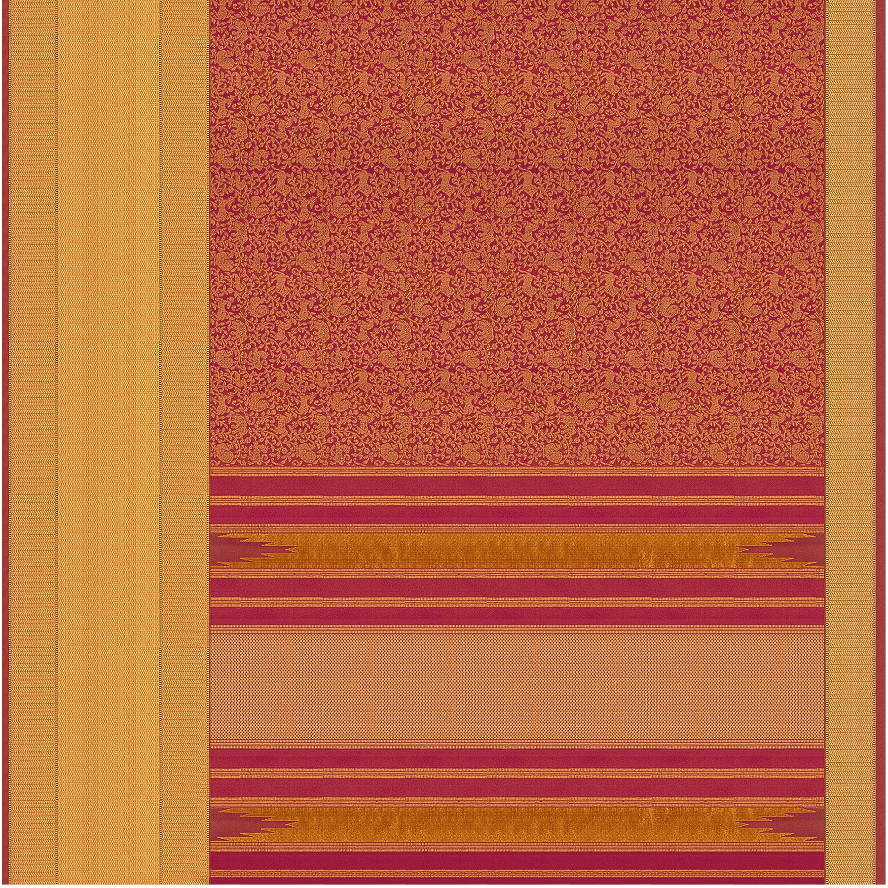 Kanakavalli Kanjivaram Silk Sari 24-110-HS001-00227 - Full View