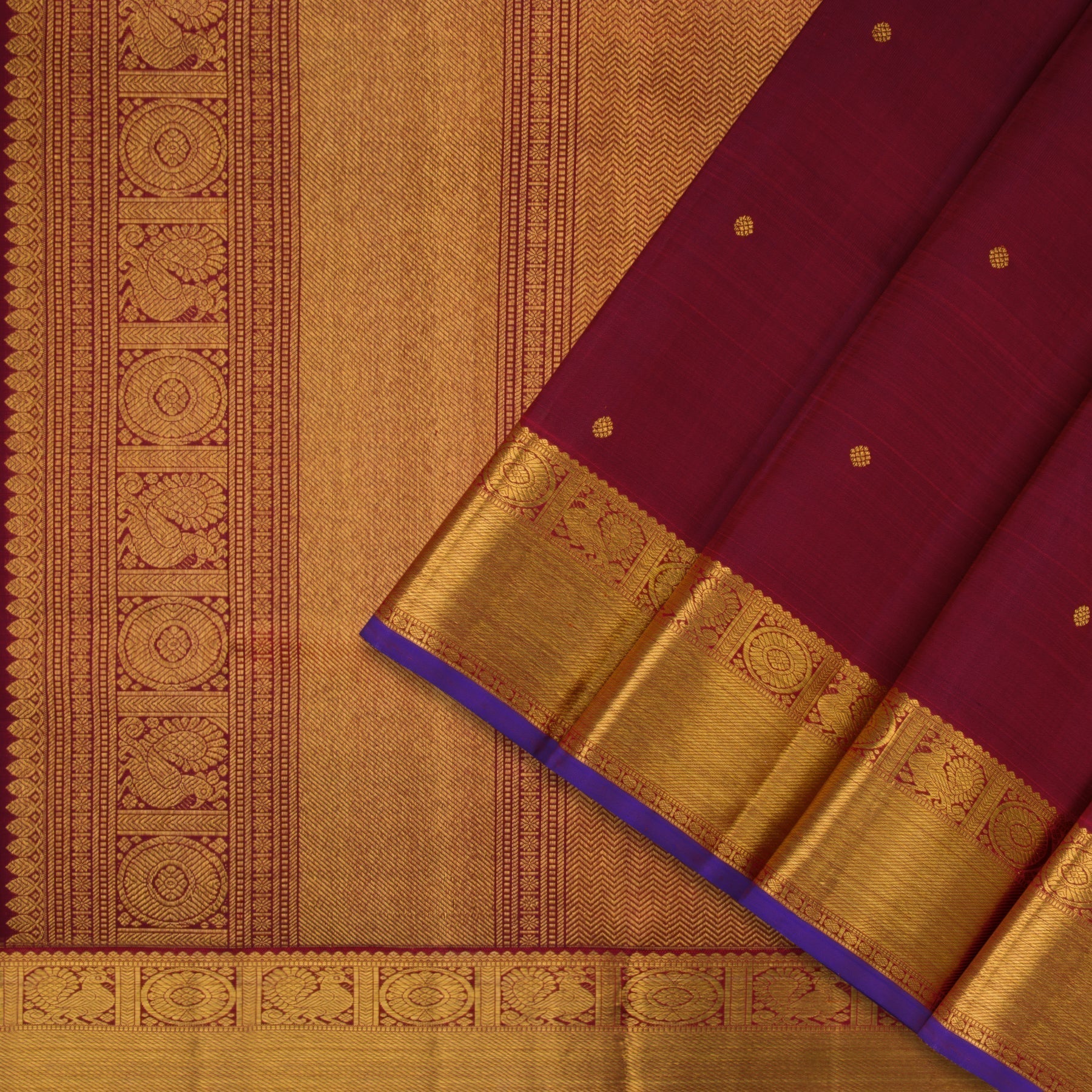 Kanakavalli Kanjivaram Silk Sari 21-595-HS001-08635 - Cover View