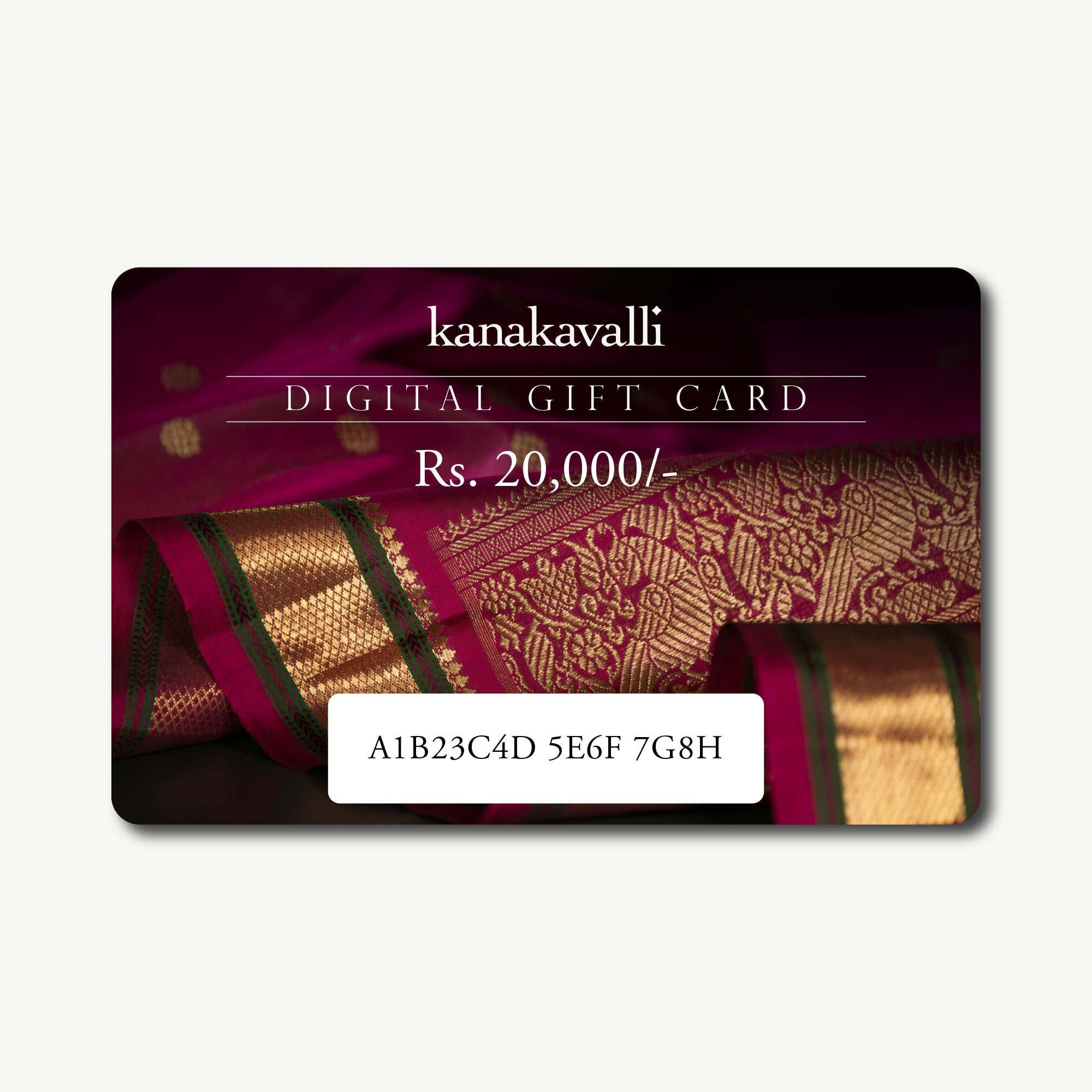 Kanakavalli Digital Gift Card