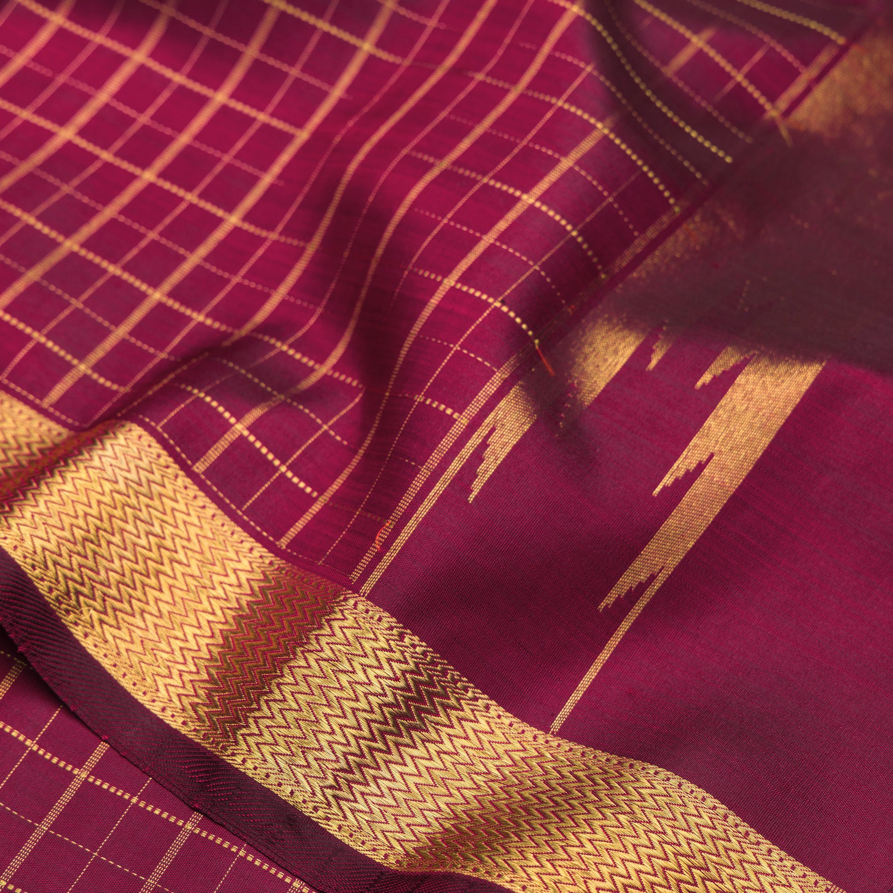 Kanakavalli Kanjivaram Silk Dupatta 24-611-HD001-04030 - Fabric View