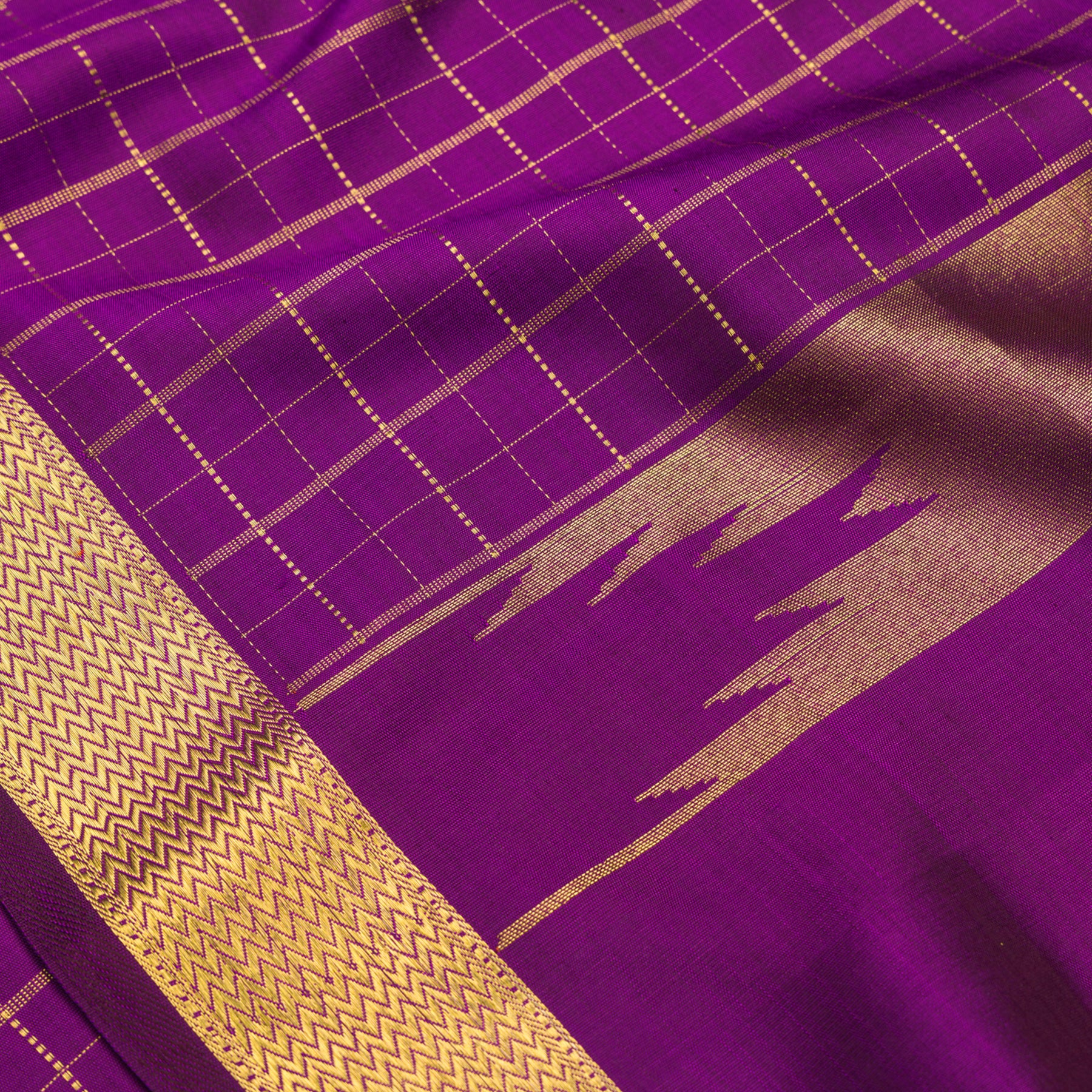 Kanakavalli Kanjivaram Silk Dupatta 24-611-HD001-03703 - Fabric View