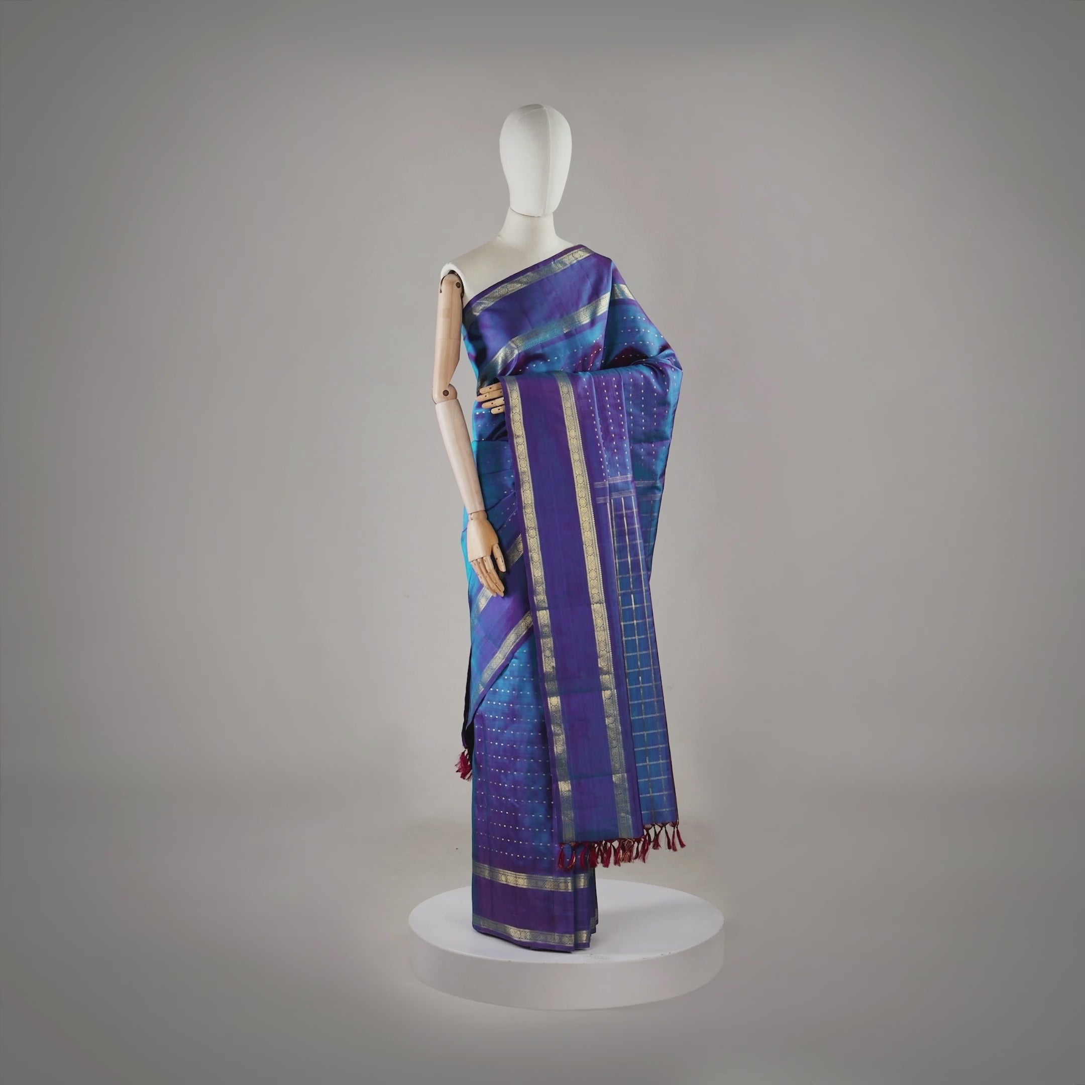 Kanakavalli Kanjivaram Silk Sari 24-595-HS001-01686 - Product Video