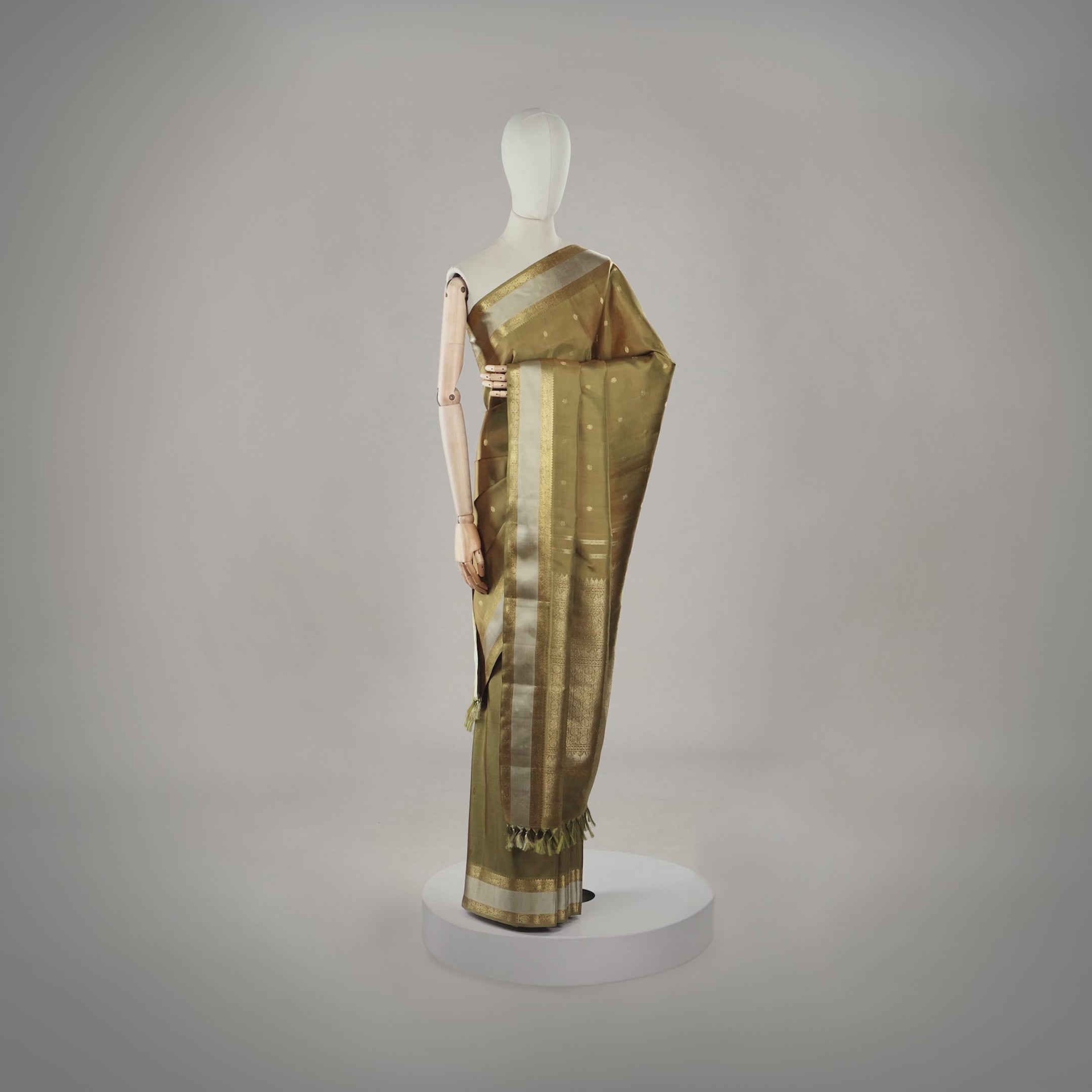 Kanakavalli Kanjivaram Silk Sari 23-599-HS001-10807 - Product View