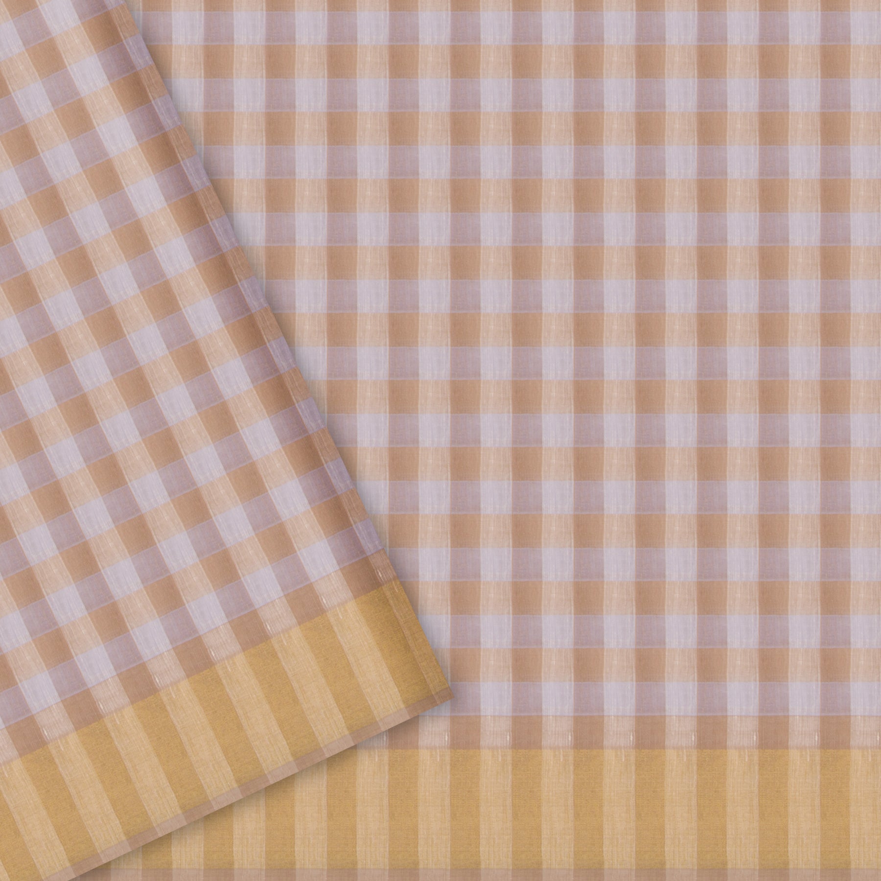 Pradeep Pillai Linen/Cotton Sari 008-01-2558 - Blouse View
