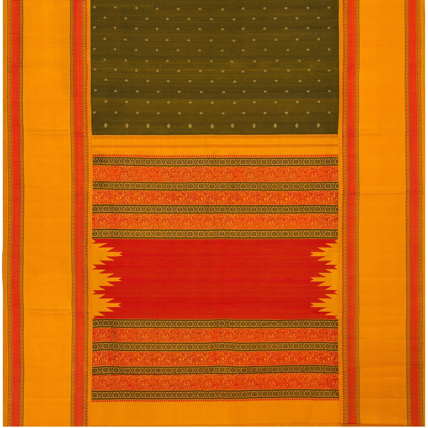 Kanakavalli Kanjivaram Silk Sari 20-040-HS001-00363 - Full View