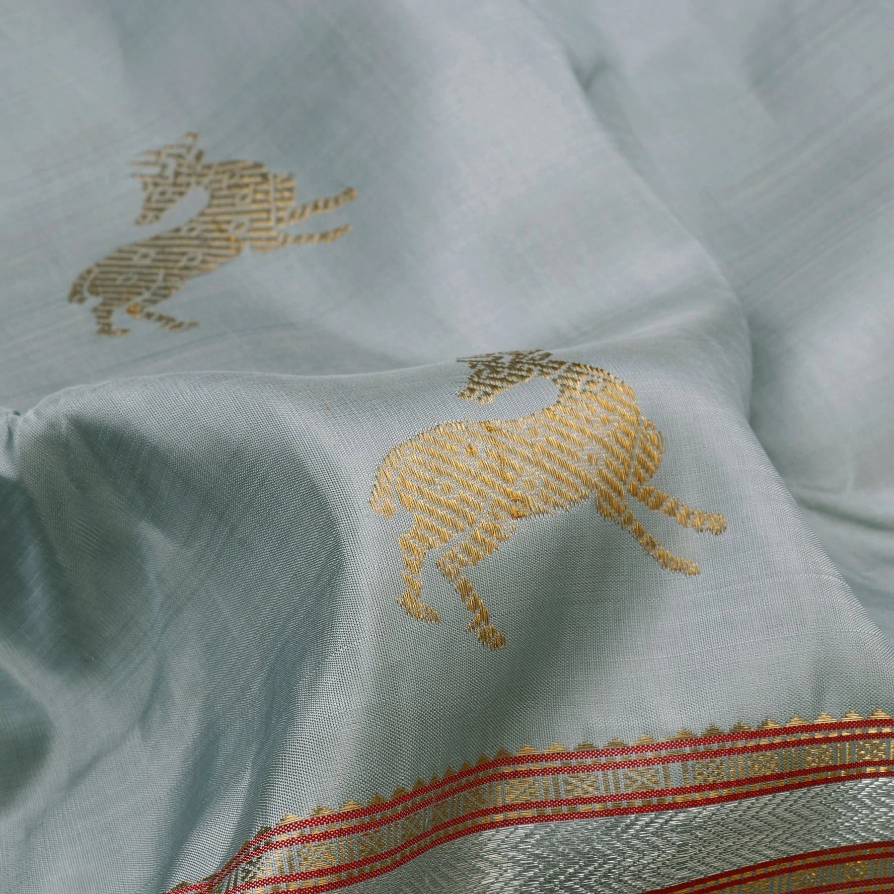 Kanakavalli Kanjivaram Silk Sari 20-040-HS001-01269 - Fabric View