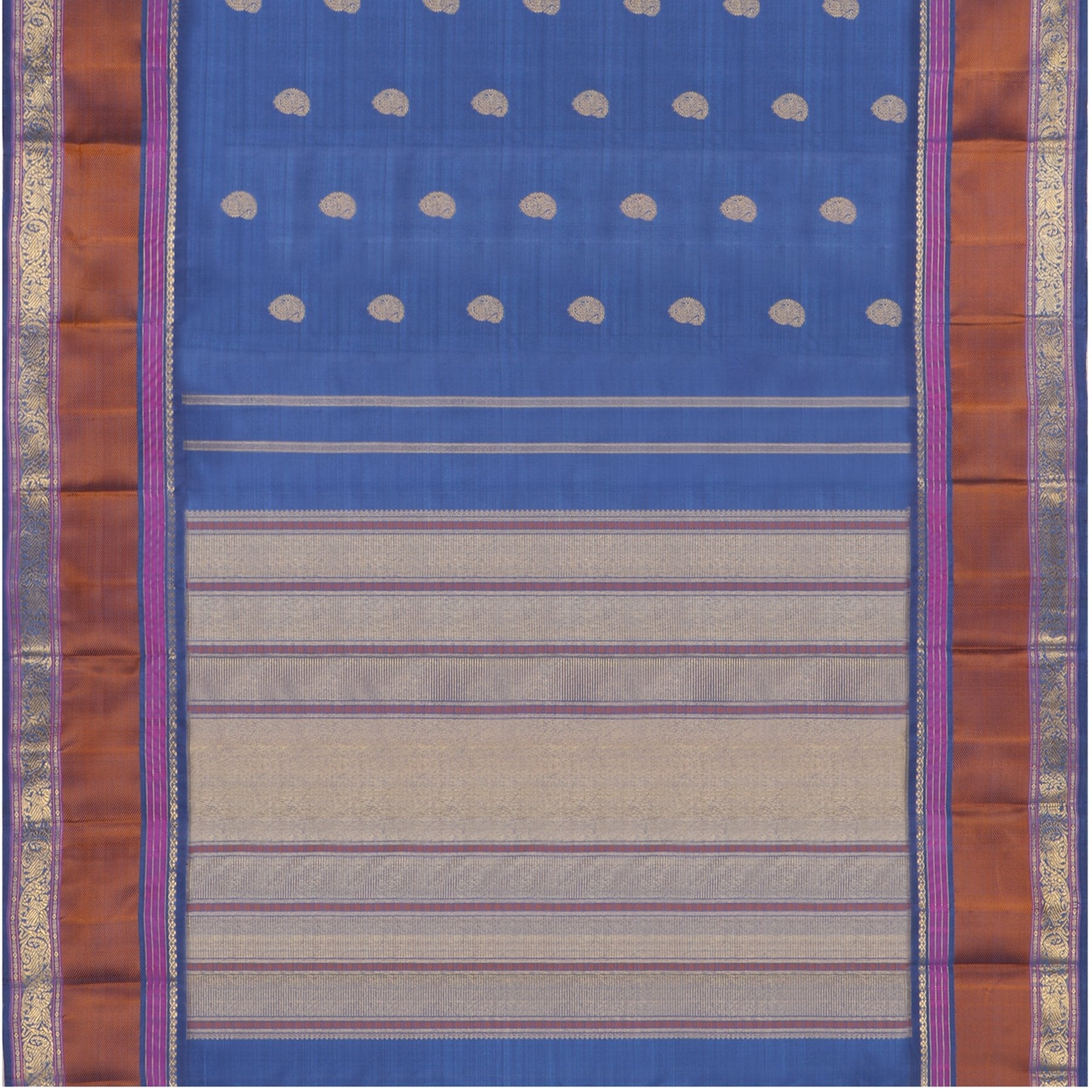 Kanakavalli Kanjivaram Silk Sari 21-040-HS001-00431 - Full View