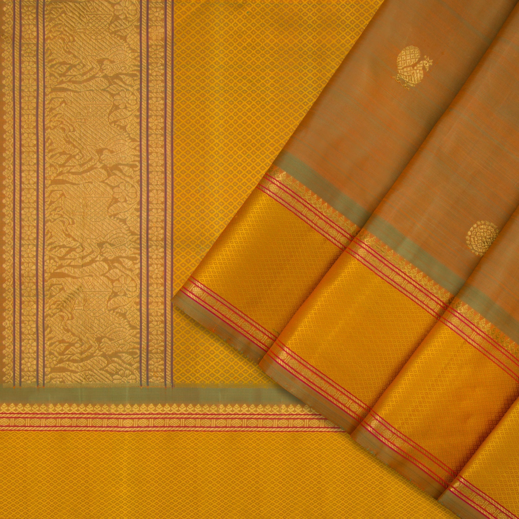 Kanakavalli Kanjivaram Silk Sari 21-040-HS001-07637 - Cover View