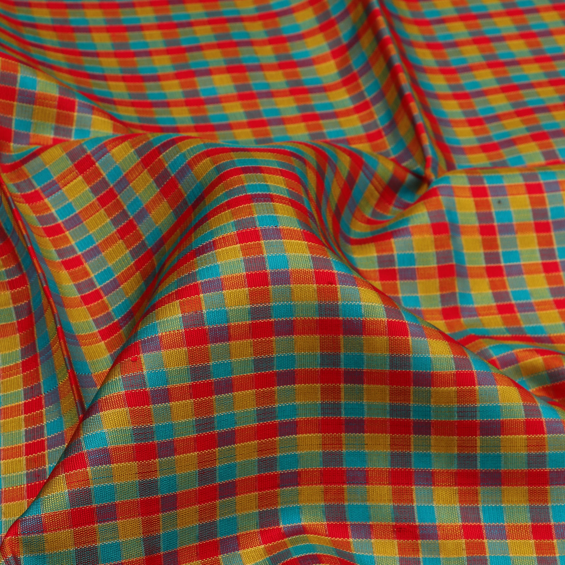 Kanakavalli Kattam - Vari Silk Blouse Length 040-06-101110 - Fabric View