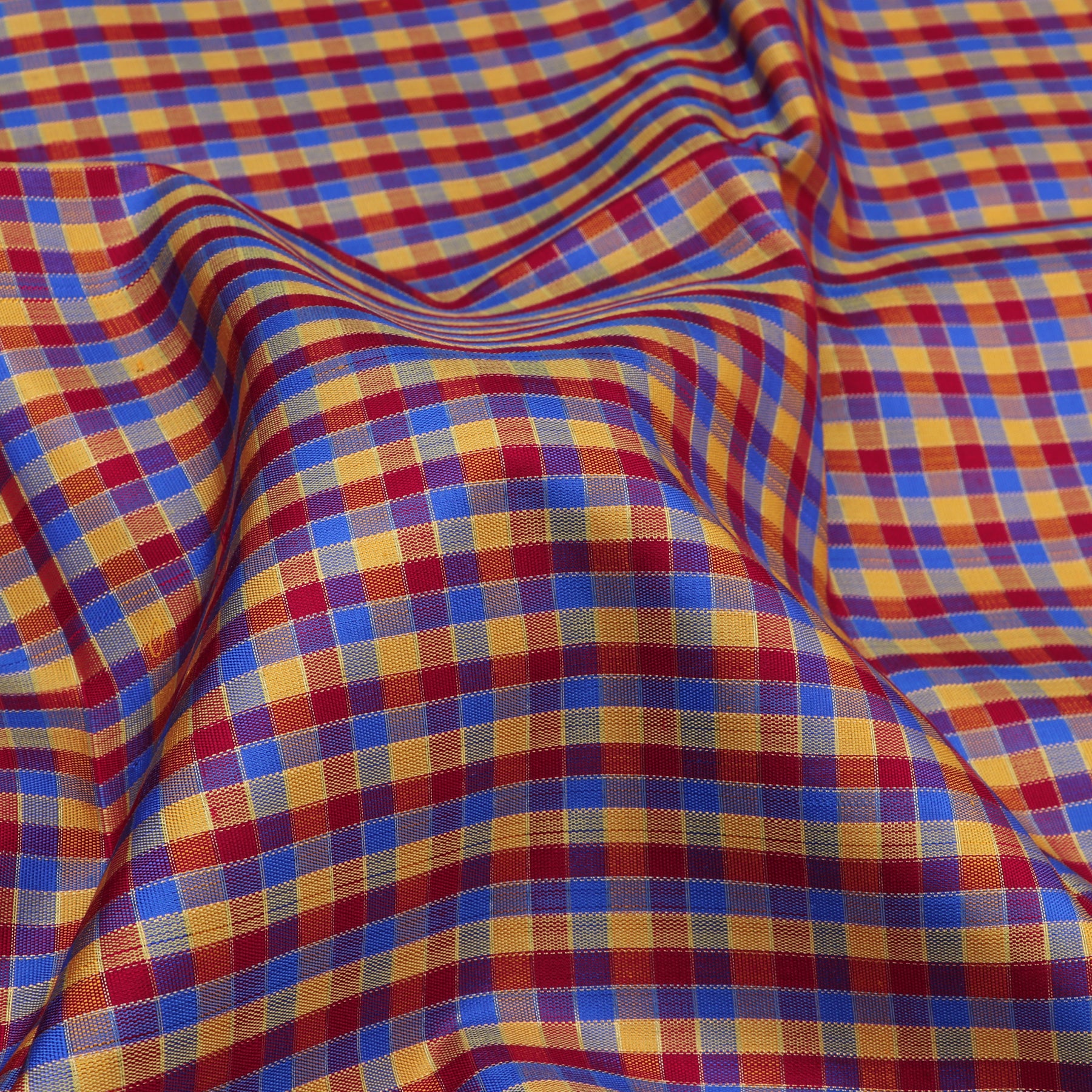 Kanakavalli Kattam - Vari Silk Blouse Length 040-06-105007 - Fabric View