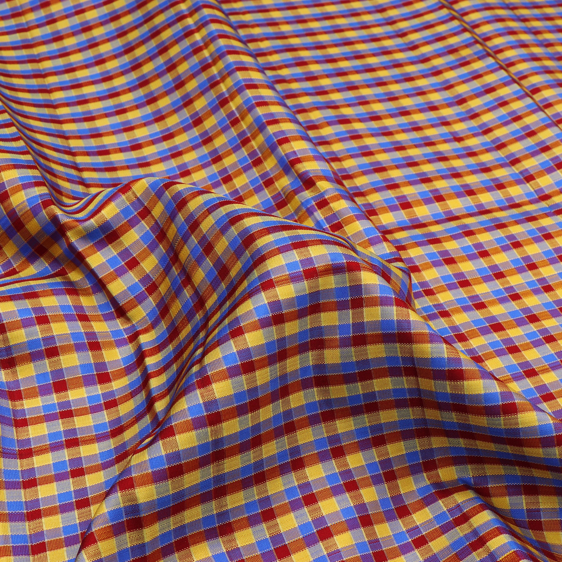 Kanakavalli Kattam - Vari Silk Blouse Length 040-06-105010 - Fabric View