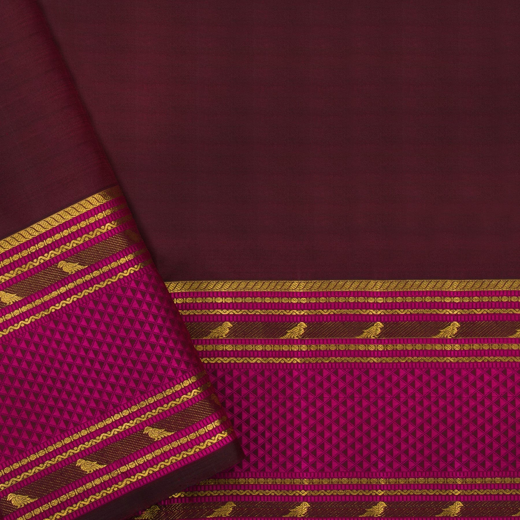 Kanakavalli Kanjivaram Silk Sari 21-100-HS001-01442 - Blouse View