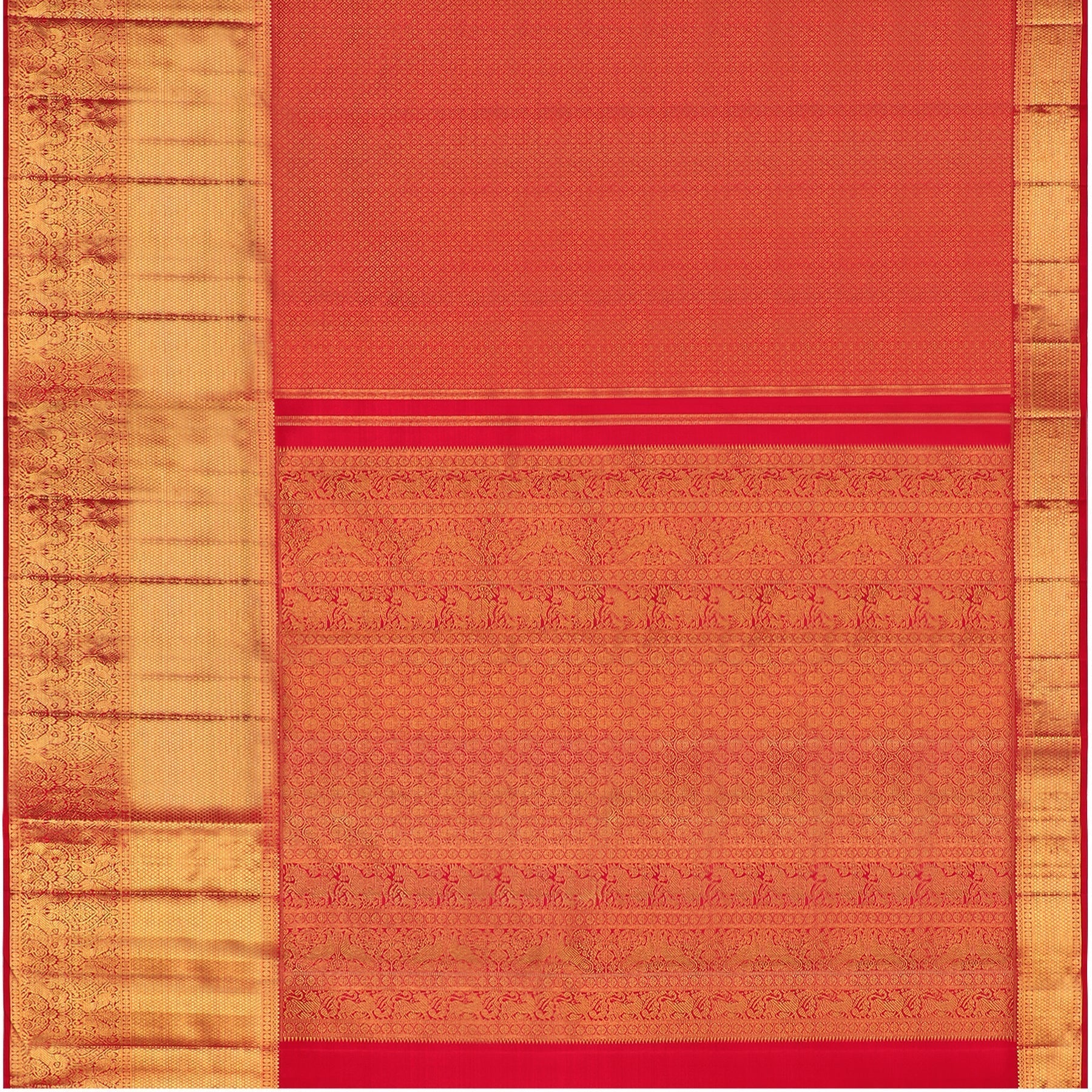 Kanakavalli Kanjivaram Silk Sari 21-110-HS001-01324 - Full View
