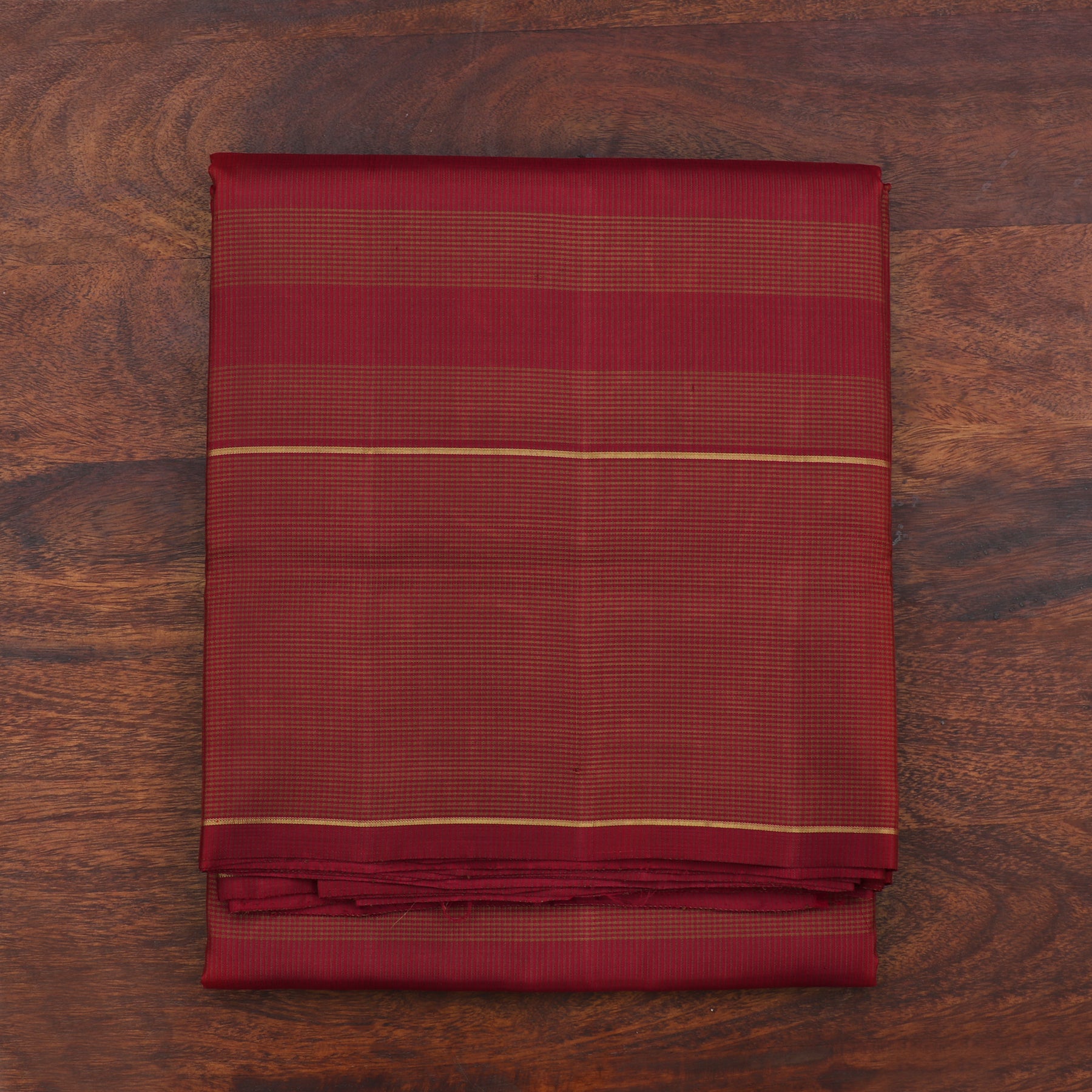 Kanakavalli Kanjivaram Silk Angavastram Set 110-19-105056 - Folded View