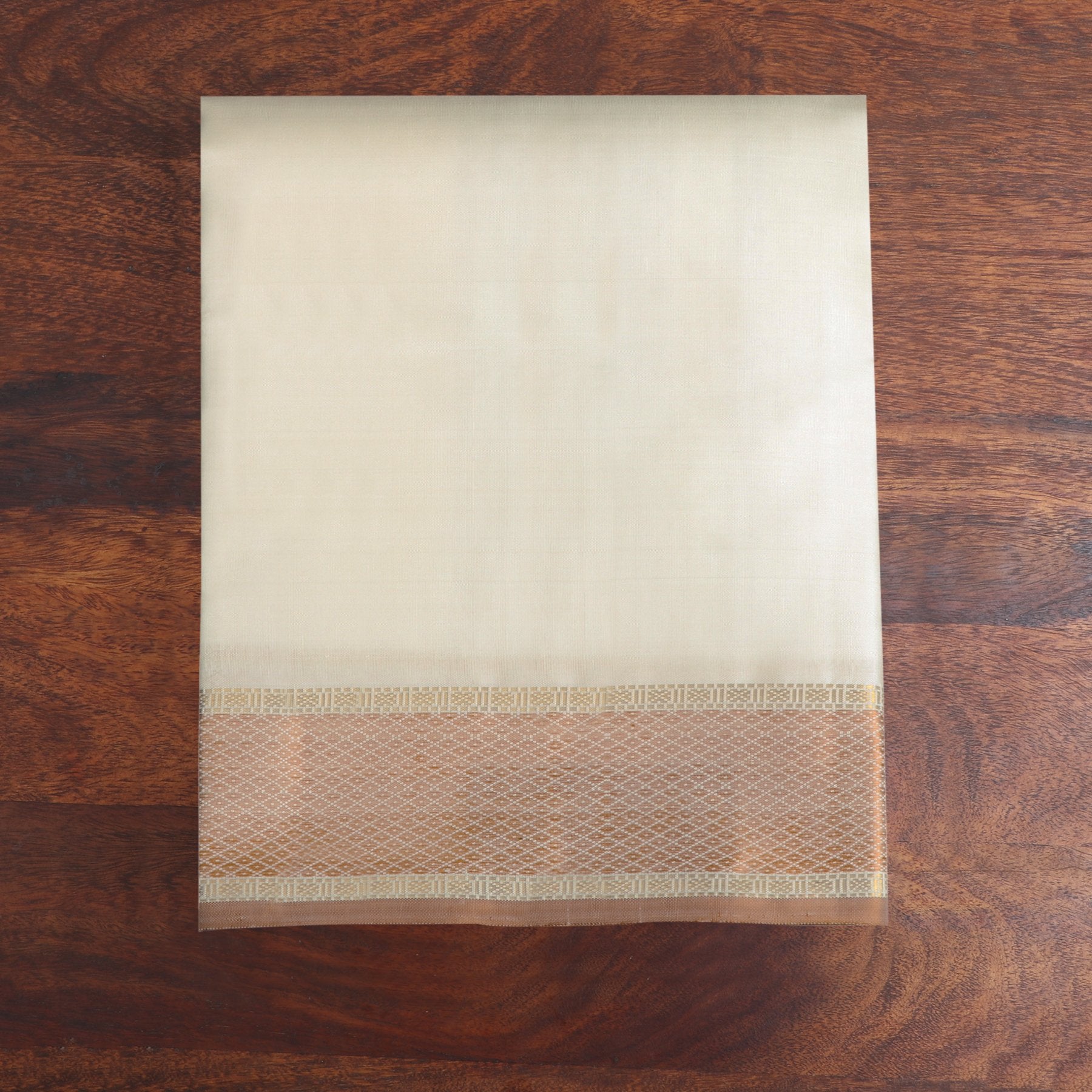 Kanakavalli Kanjivaram Silk Angavastram Set 110-19-115905 - Folded View