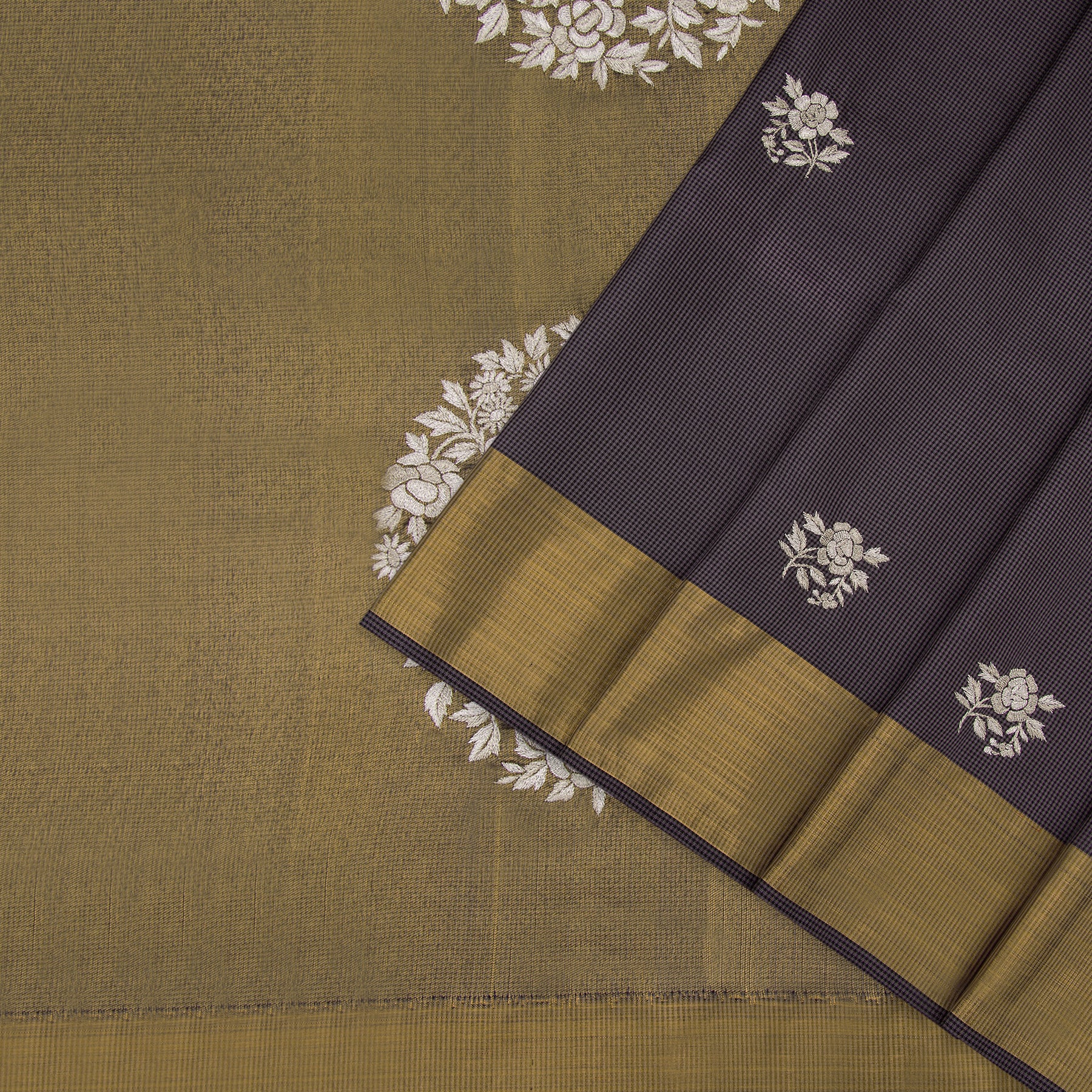 Kanakavalli X Ashdeen Kanjivaram Silk Sari 19-050-HS001-01644 - Cover View
