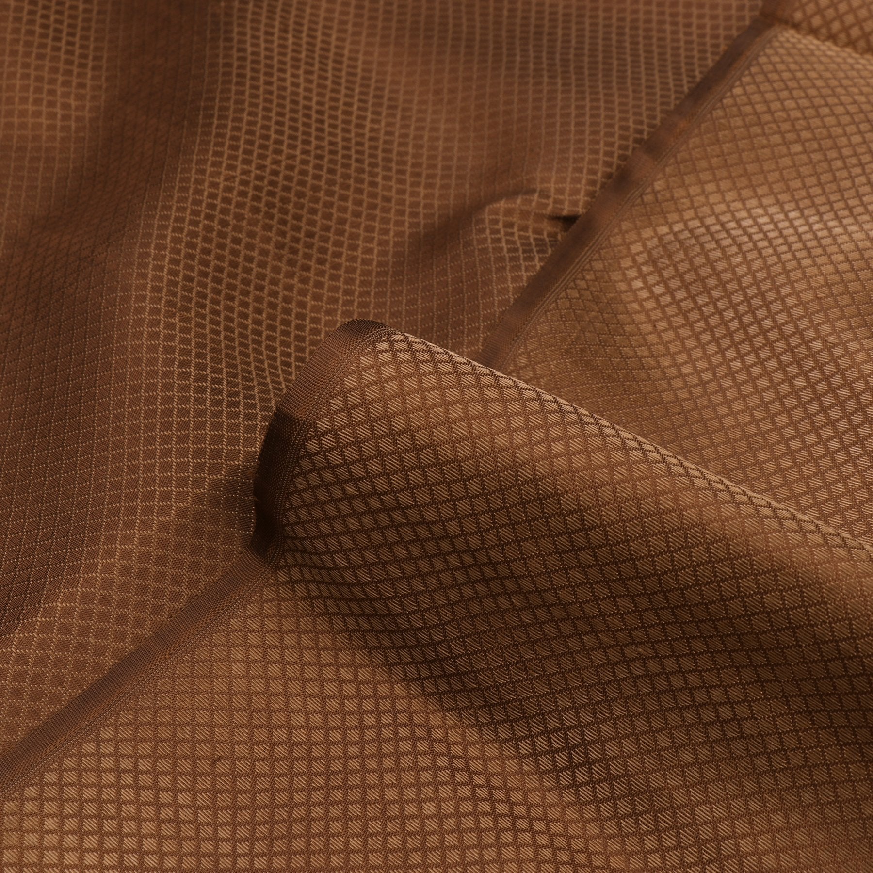 Kanakavalli Kanjivaram Silk Fabric Length 110-27-110287 - Profile View