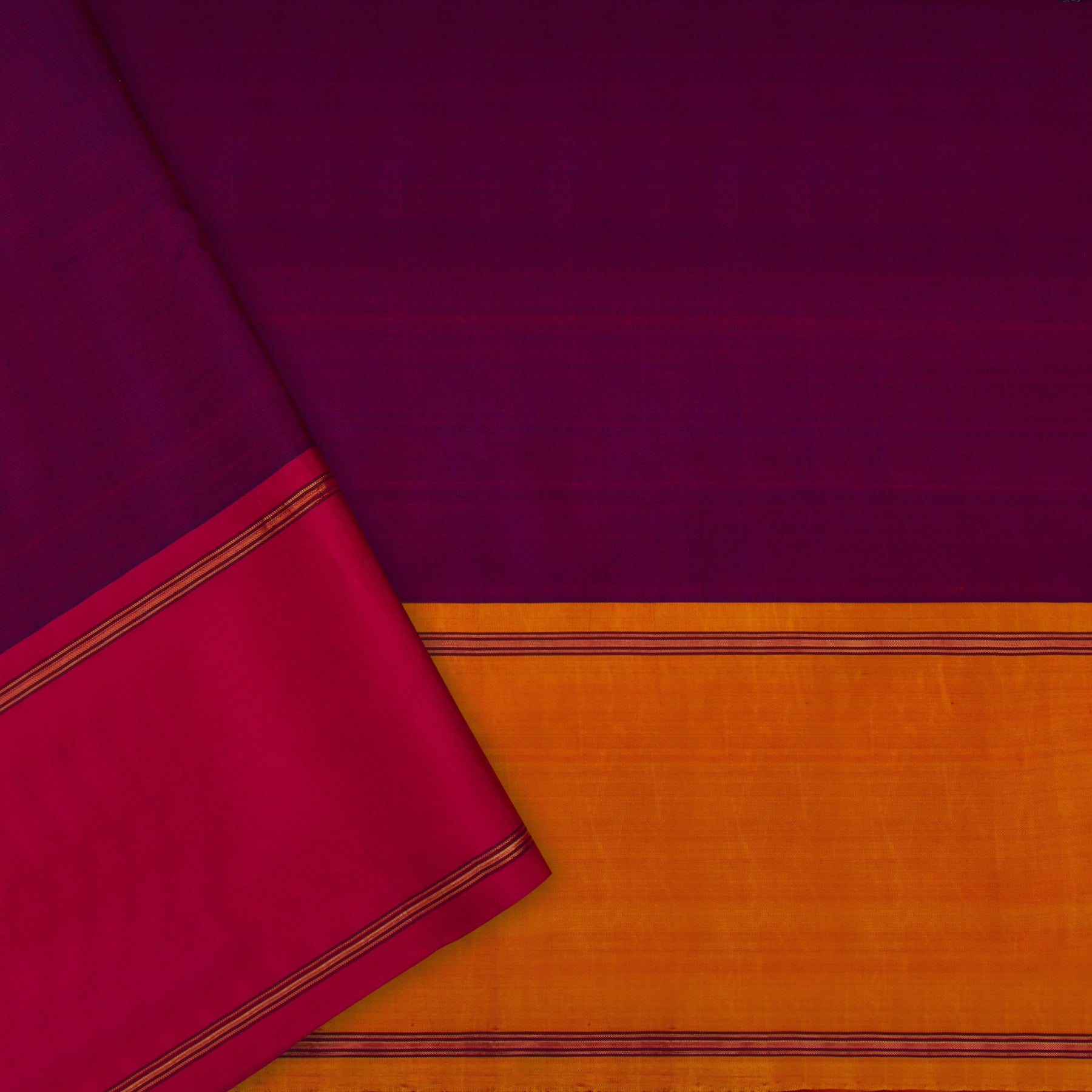 Kanakavalli X Ashdeen Kanjivaram Silk Sari 20-040-HS001-00361 - Blouse View