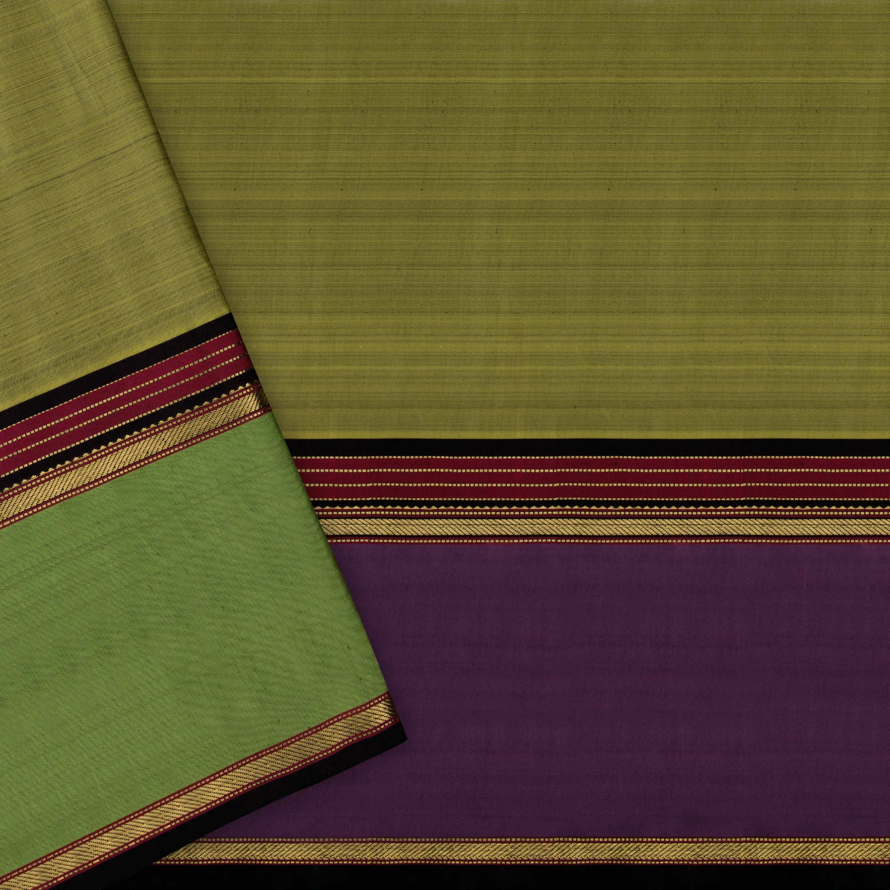 Kanakavalli X Ashdeen Kanjivaram Silk Sari 20-040-HS001-00417 - Blouse View