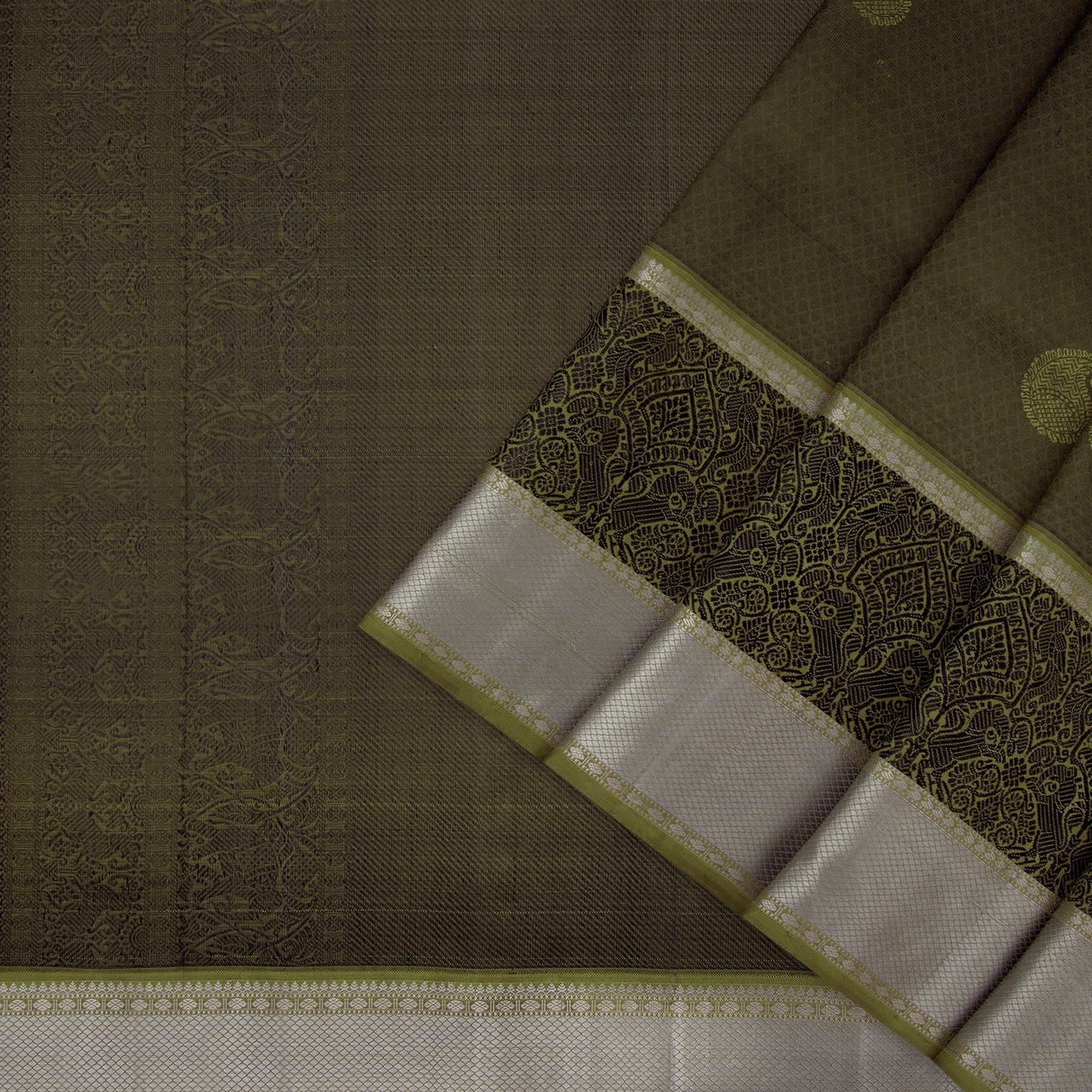 Kanakavalli Kanjivaram Silk Sari 20-110-HS001-00445 - Cover View
