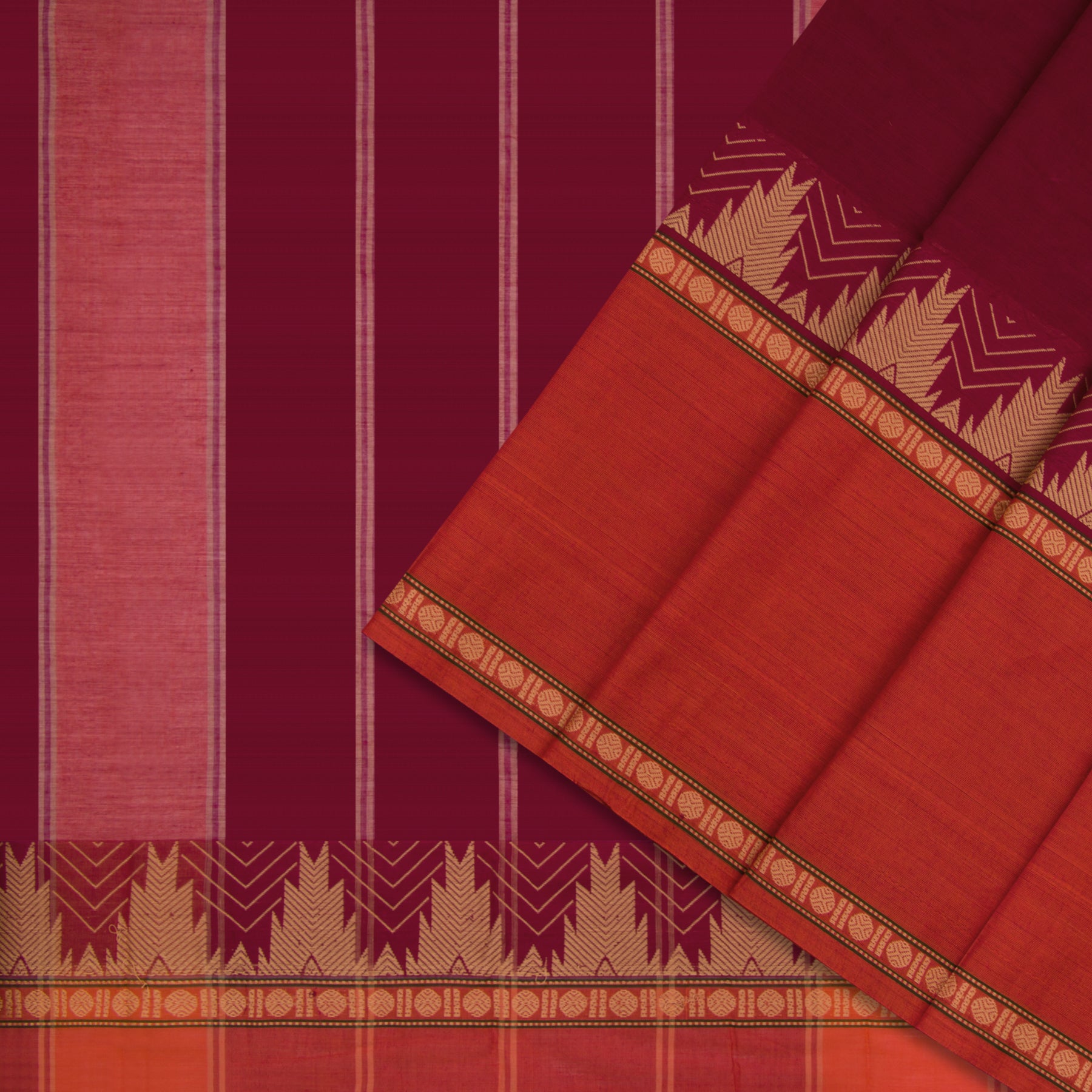 Kanakavalli Kanchi Cotton Sari 20-598-HS003-00618 - Cover View