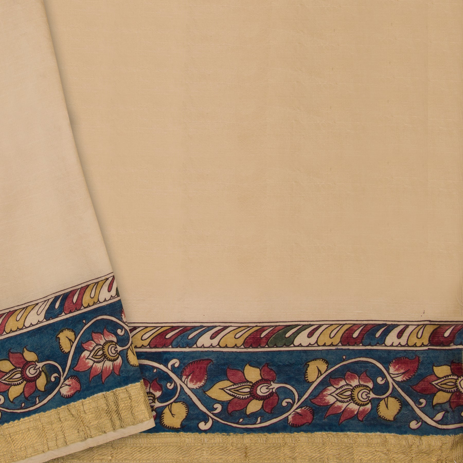 Kanakavalli X Kalamkari Kanjivaram Silk Sari 21-040-HS001-08612 - Blouse View