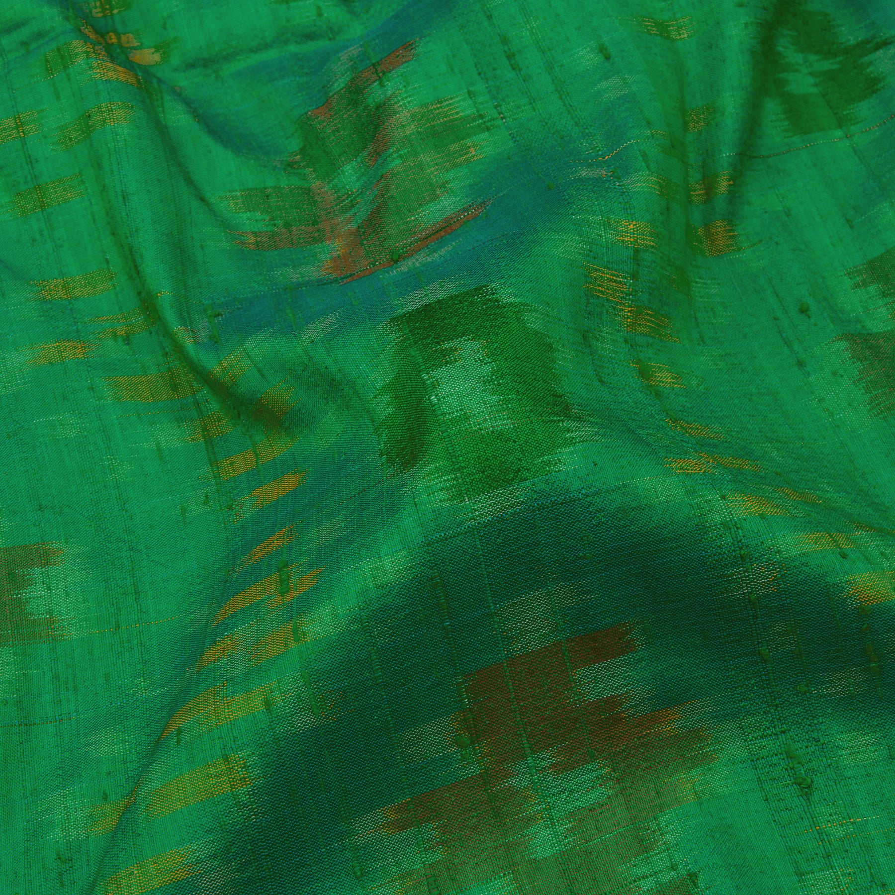 Kanakavalli Ikat Raw Silk Blouse Length 21-585-HB002-06612 - Fabric View