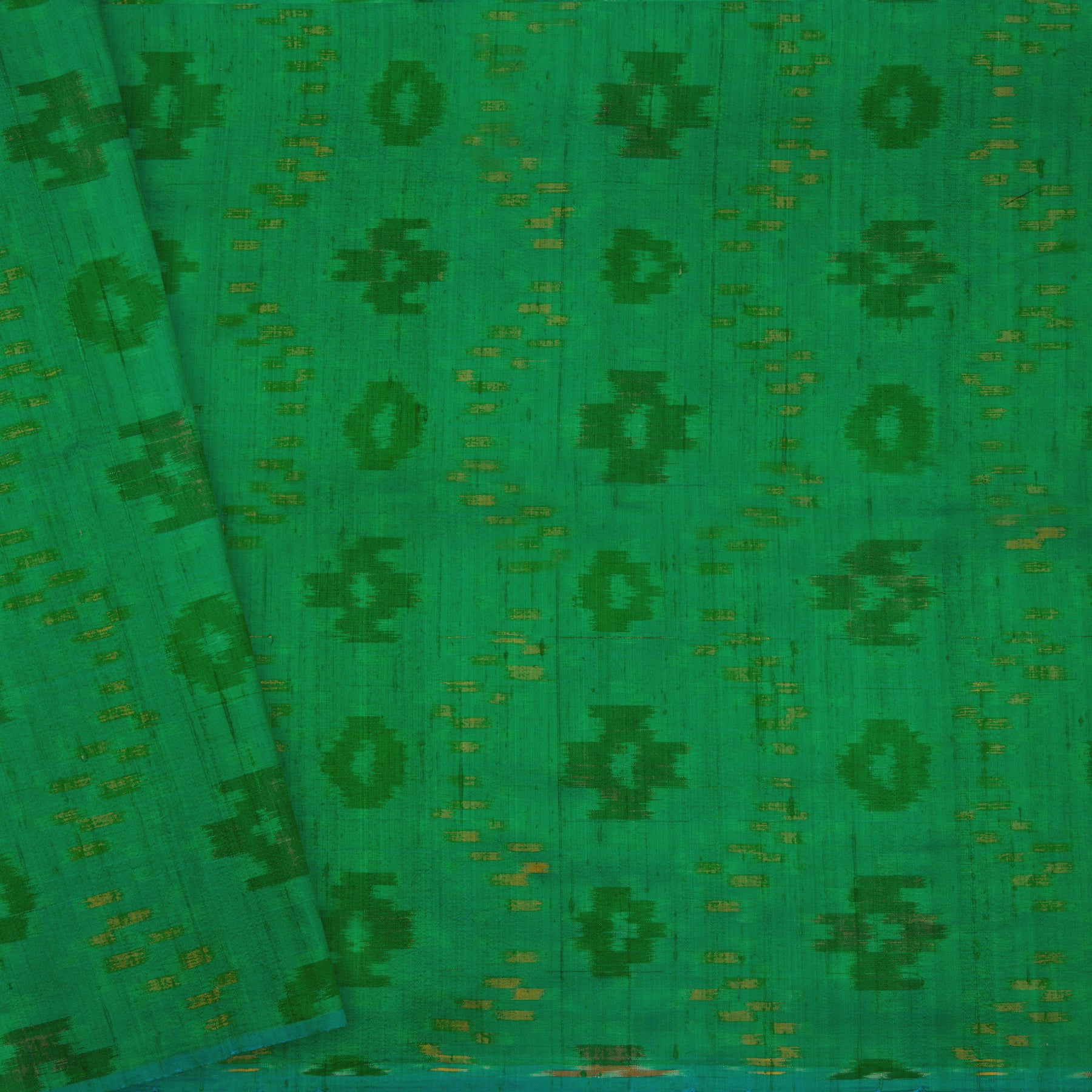 Kanakavalli Ikat Raw Silk Blouse Length 21-585-HB002-06612 - Cover View