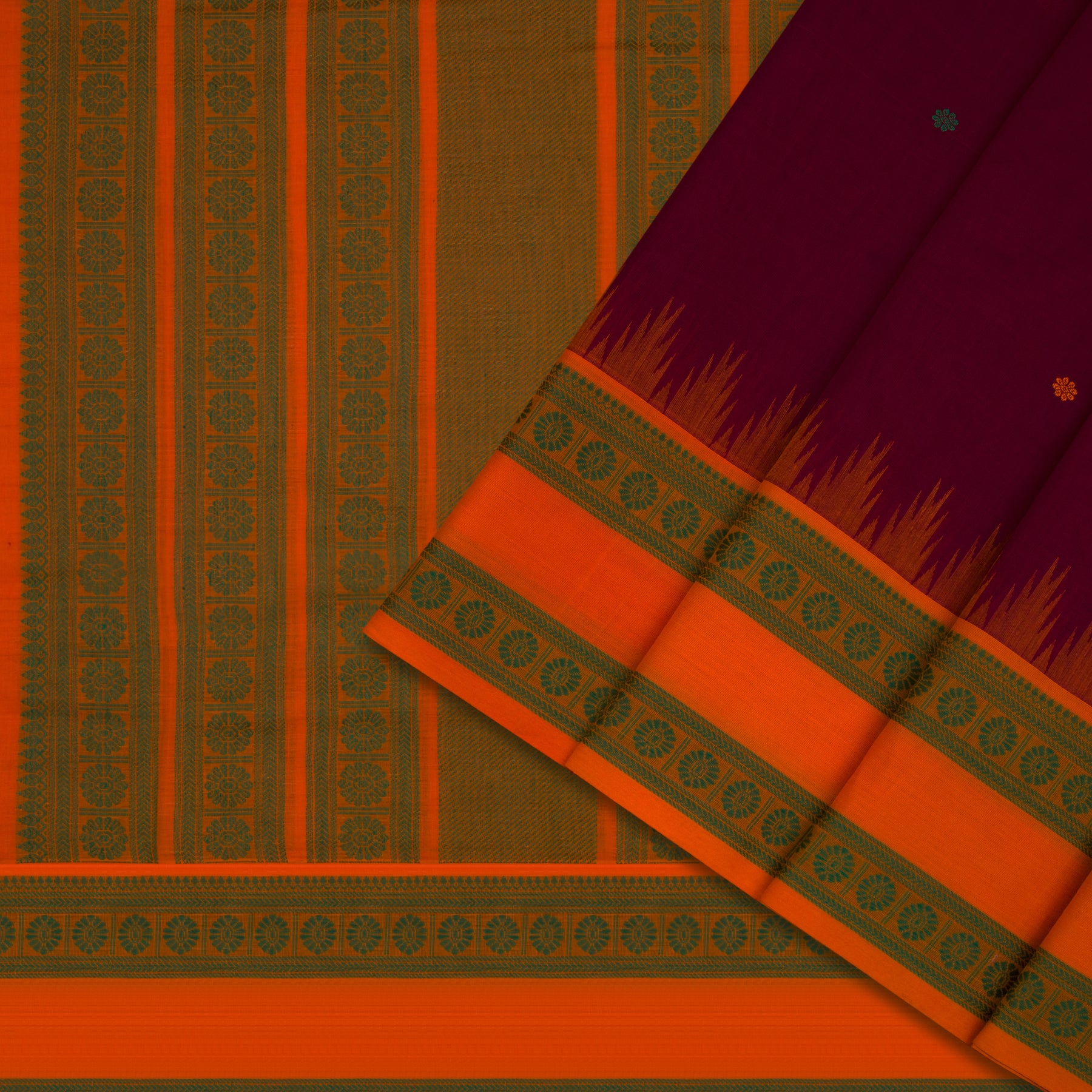 Kanakavalli Kanchi Cotton Sari 21-598-HS003-05961 - Cover View